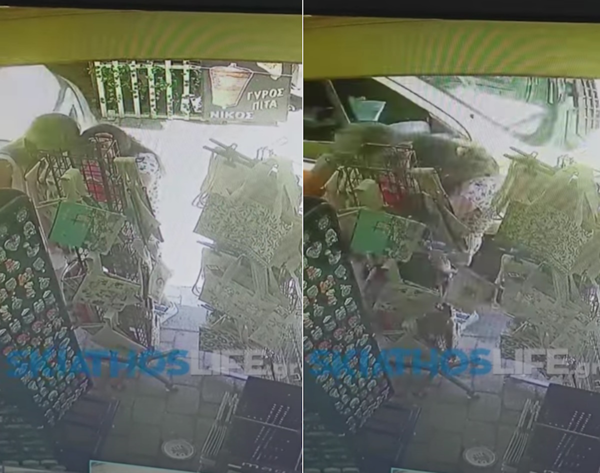 Σκιάθος: Ασθενοφόρο παρέσυρε και τραυμάτισε δύο γυναίκες που ψώνιζαν στον πεζόδρομο