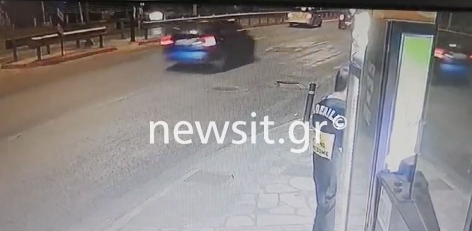 Παλαιό Φάληρο: Τα δευτερόλεπτα πριν την φονική παράσυρση πεζού από μηχανή