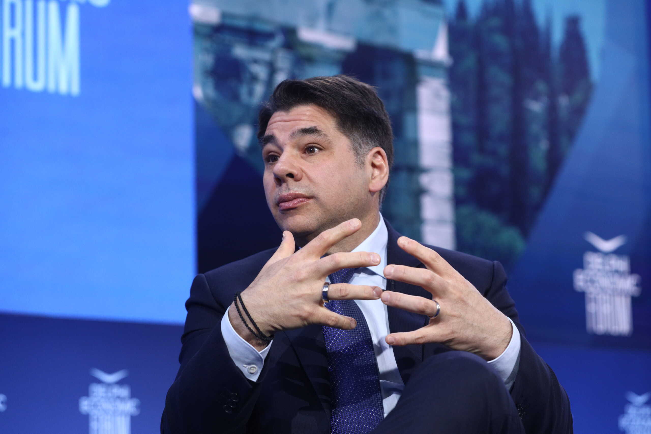 Στιγμιότυπο από την δεύτερη ημέρα εργασιών του 9ου Οικονομικού Φόρουμ των Δελφών, Πέμπτη 11 Απριλίου 2024. 
(ΓΙΑΝΝΗΣ ΠΑΝΑΓΟΠΟΥΛΟΣ