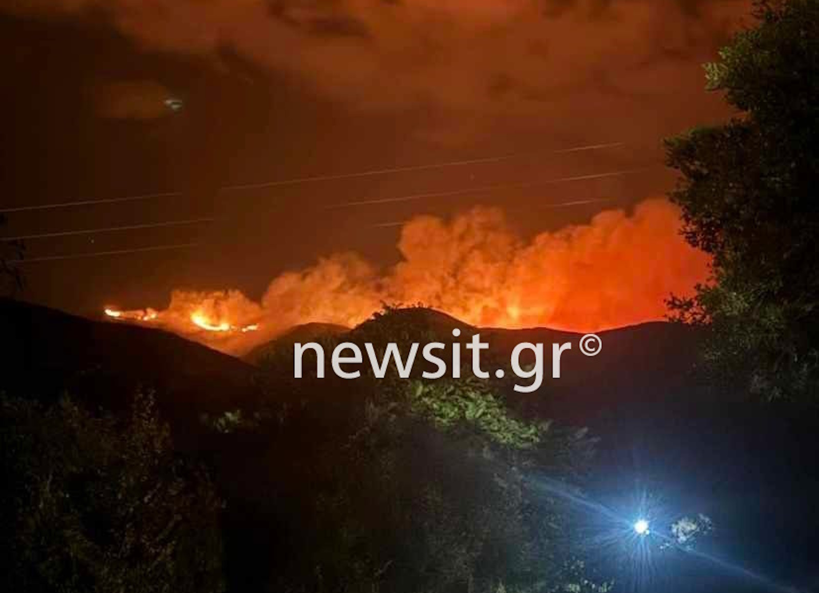 Φωτιά στο Παγγαίο: Καίει για τρίτη μέρα η πυρκαγιά – Τεράστια επιχείρηση κατάσβεσης με 210 πυροσβέστες