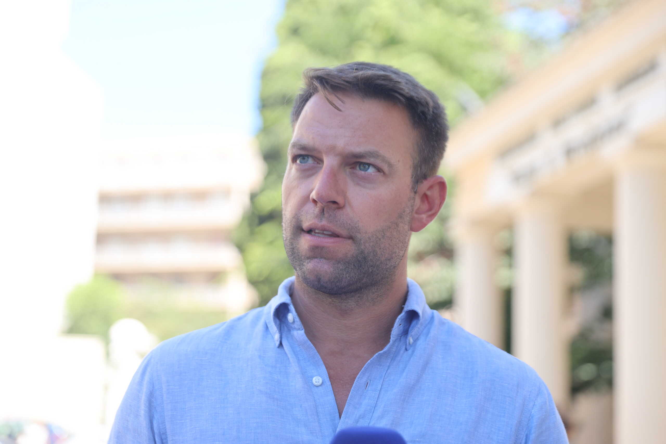 Επίσκεψη του Προέδρου του ΣΥΡΙΖΑ-ΠΣ Στέφανου Κασσελάκη στο μαιευτήριο "ΕΛΕΝΑ"  Παρασκευή 9 Αυγούστου 2024   (ΓΙΑΝΝΗΣ ΠΑΝΑΓΟΠΟΥΛΟΣ