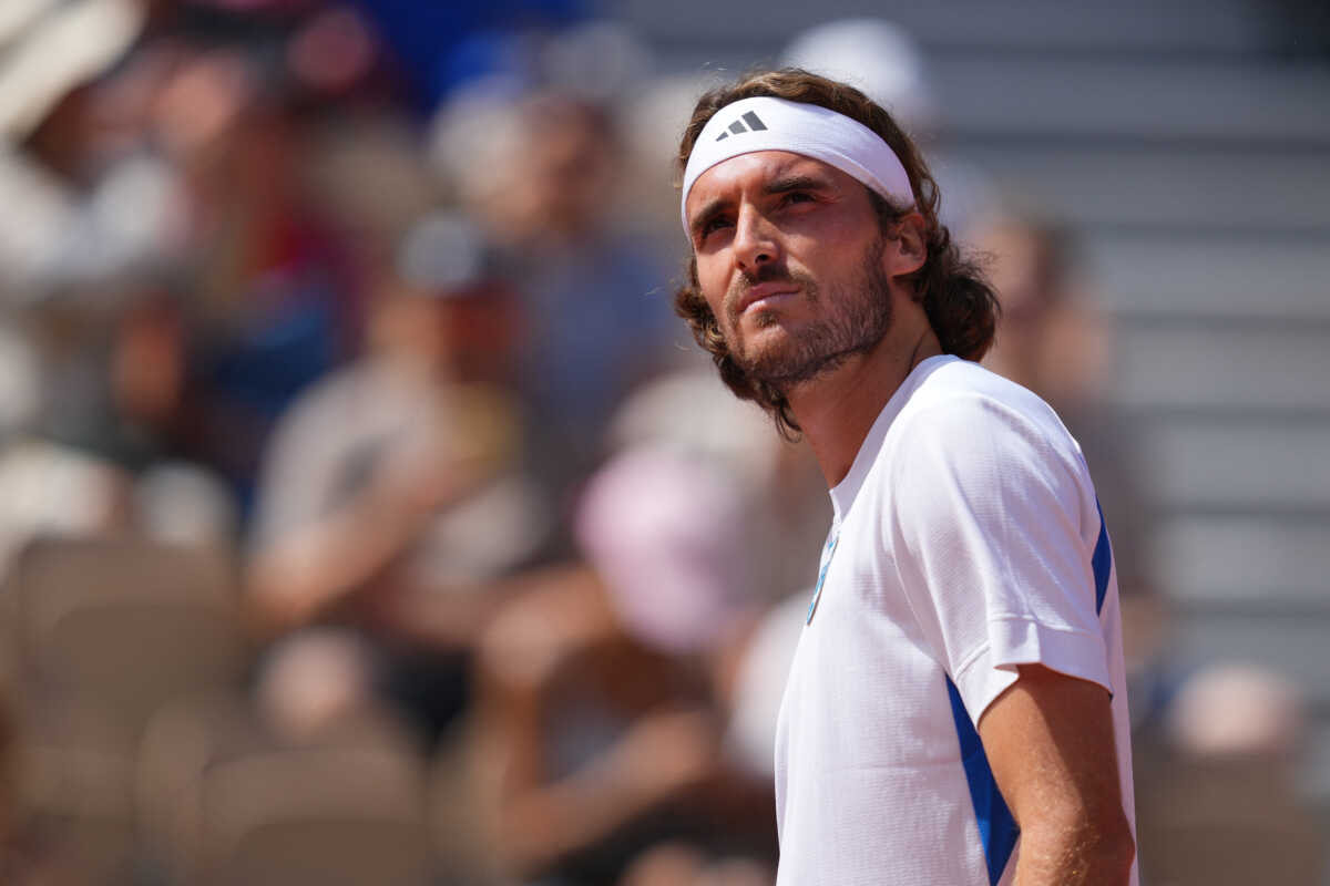 Ο Στέφανος Τσιτσιπάς στο Roland Garros