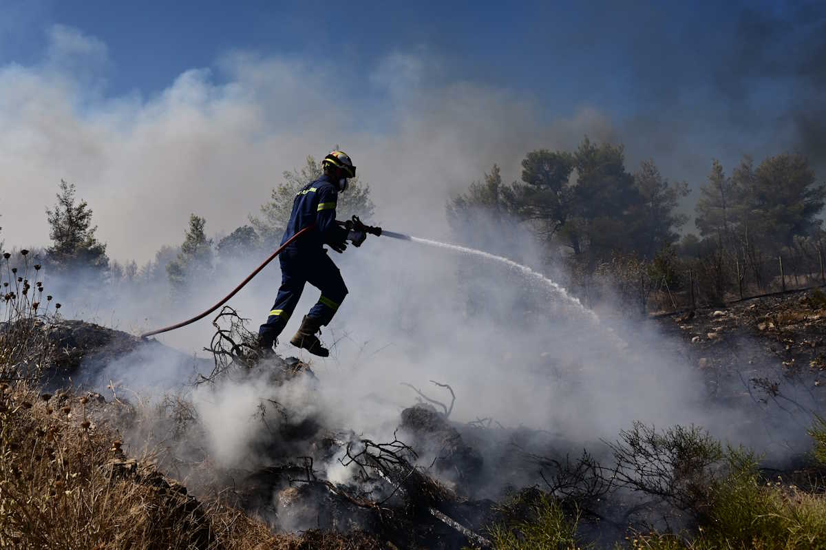 Πυρκαγιά στη Βορειοανατολική Αττική. Δευτέρα 12 Αυγούστου 2024  (ΜΙΧΑΛΗΣ ΚΑΡΑΓΙΑΝΝΗΣ