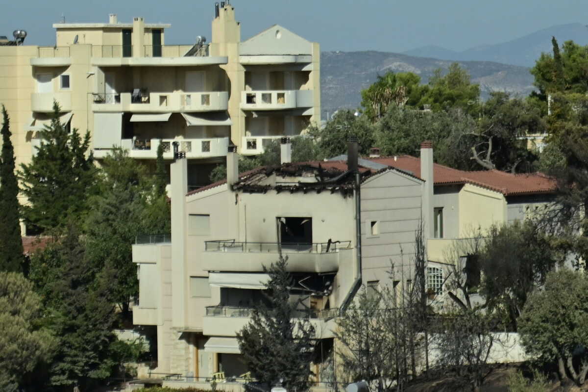 Πυρκαγιά στη Βορειοανατολική Αττική. Επόμενη ημέρα. Πάτημα Χαλανδρίου.Τρίτη 13 Αυγούστου 2024  (ΚΩΣΤΑΣ ΤΖΟΥΜΑΣ