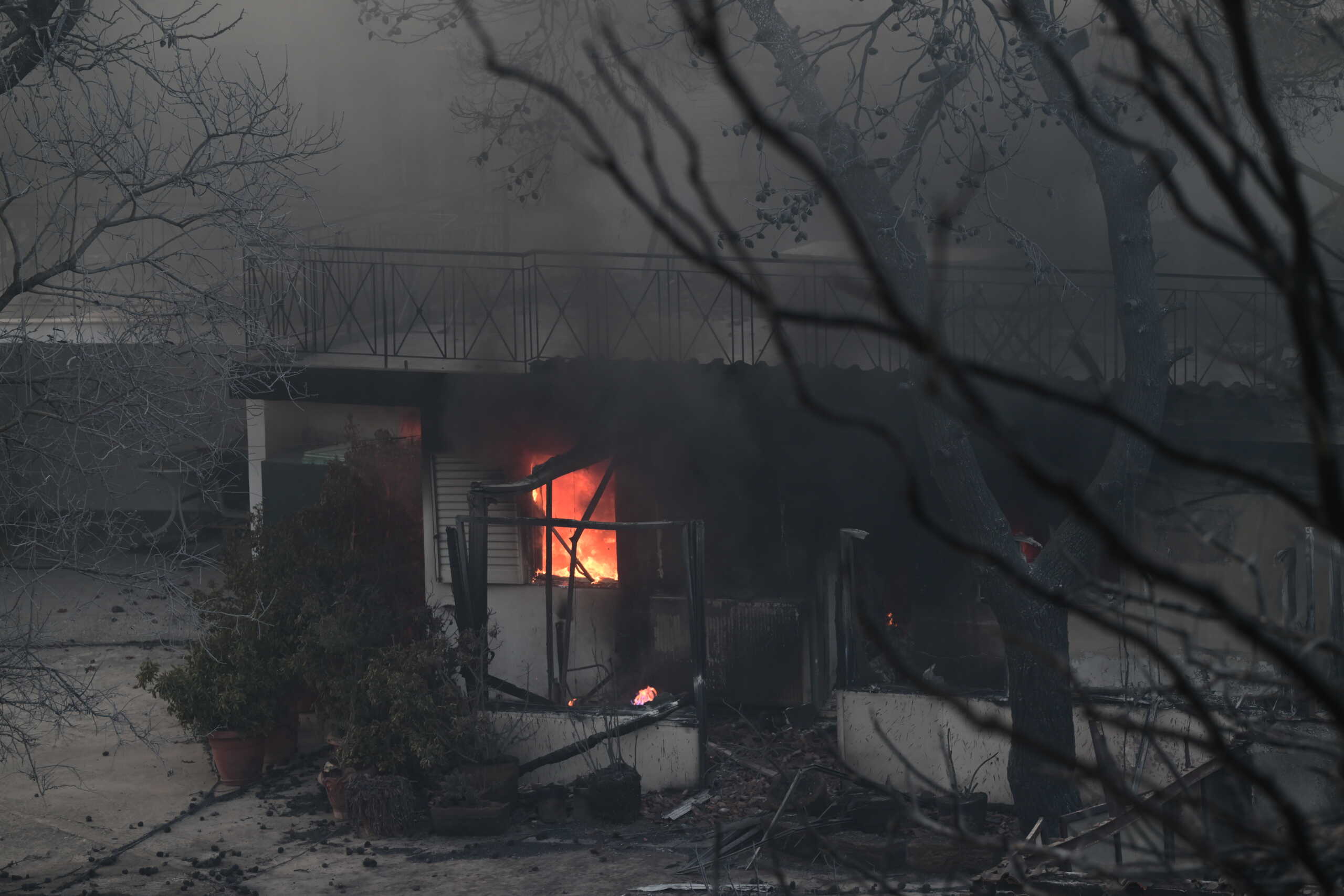 Πυρκαγιά στη Βορειοανατολική Αττική. Δευτέρα 12 Αυγούστου 2024  (ΤΑΤΙΑΝΑ ΜΠΟΛΑΡΗ