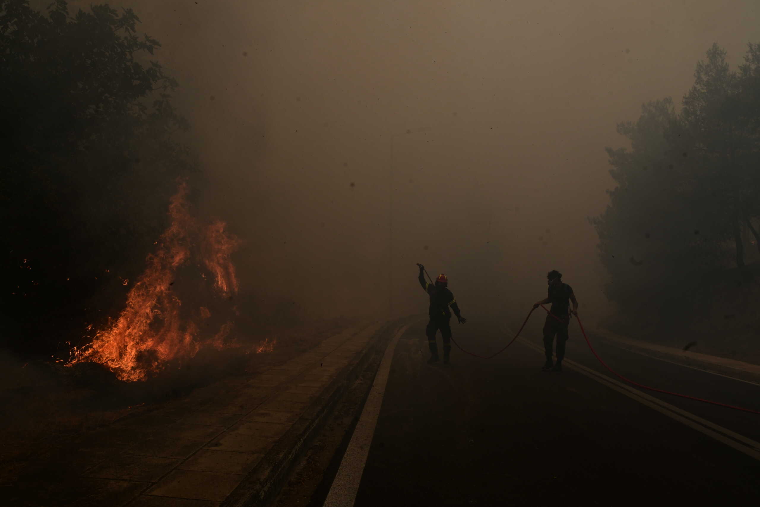 Πυρκαγιά στη Βορειοανατολική Αττική. Δευτέρα 12 Αυγούστου 2024  (ΤΑΤΙΑΝΑ ΜΠΟΛΑΡΗ