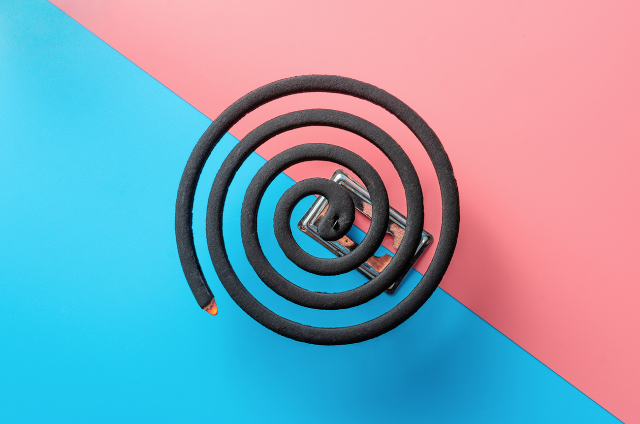 Mosquitoe repellent coil