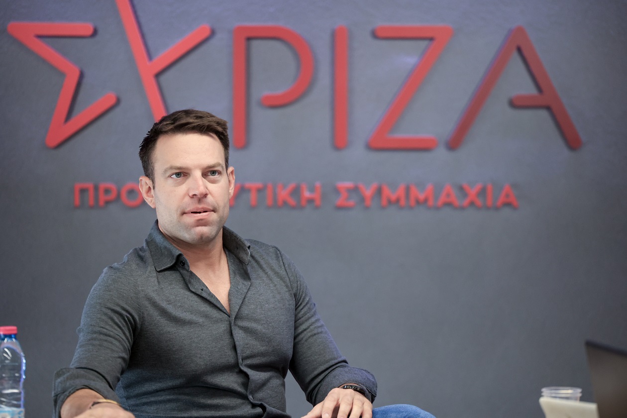 Συνεδρίαση στα γραφεία της Κουμουνδούρου του Εκτελεστικό Γραφείου του ΣΥΡΙΖΑ-ΠΣ υπό την προεδρία του Στέφανου Κασσελάκη.  Τρίτη 18 Ιουνίου 2024 (ΓΙΩΡΓΟΣ ΚΟΝΤΑΡΙΝΗΣ