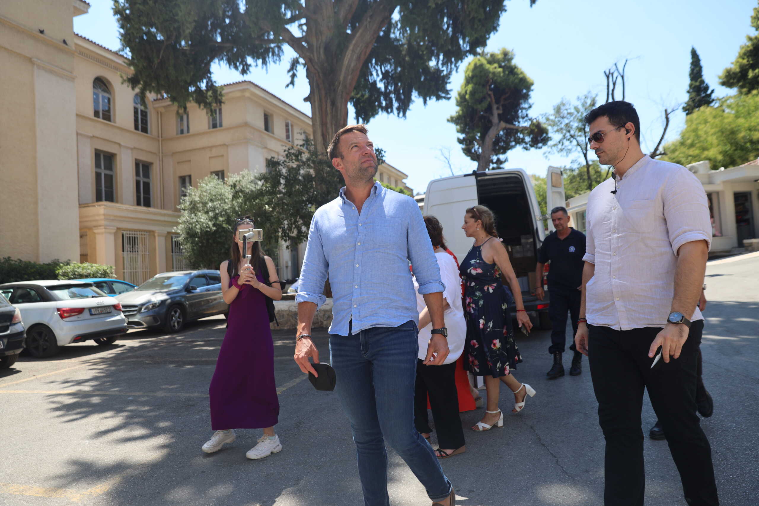 Επίσκεψη του Προέδρου του ΣΥΡΙΖΑ-ΠΣ Στέφανου Κασσελάκη στο μαιευτήριο "ΕΛΕΝΑ"  Παρασκευή 9 Αυγούστου 2024   (ΓΙΑΝΝΗΣ ΠΑΝΑΓΟΠΟΥΛΟΣ