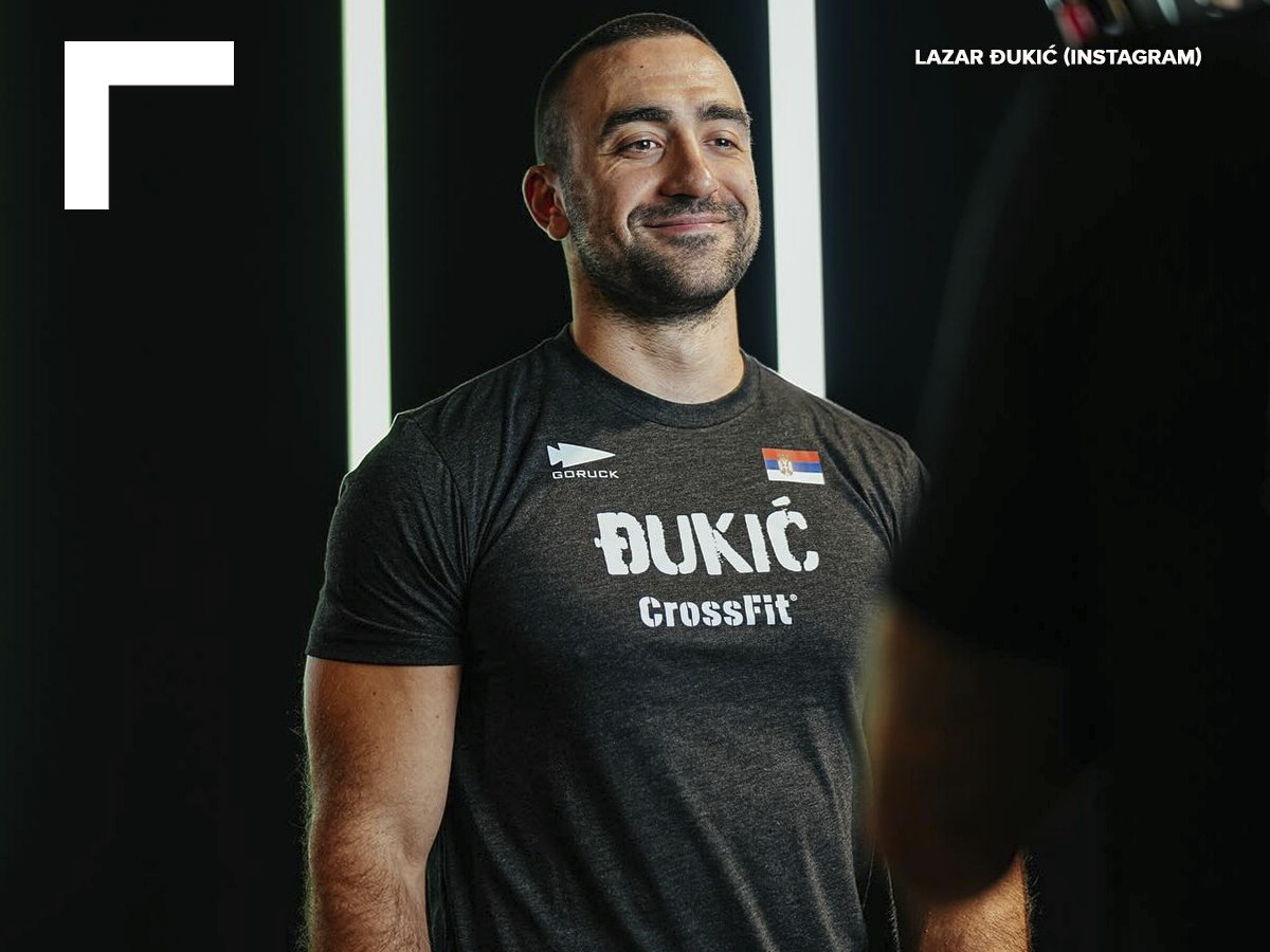 Lazar Dukic, atleta de Serbia (GDA via AP Images)