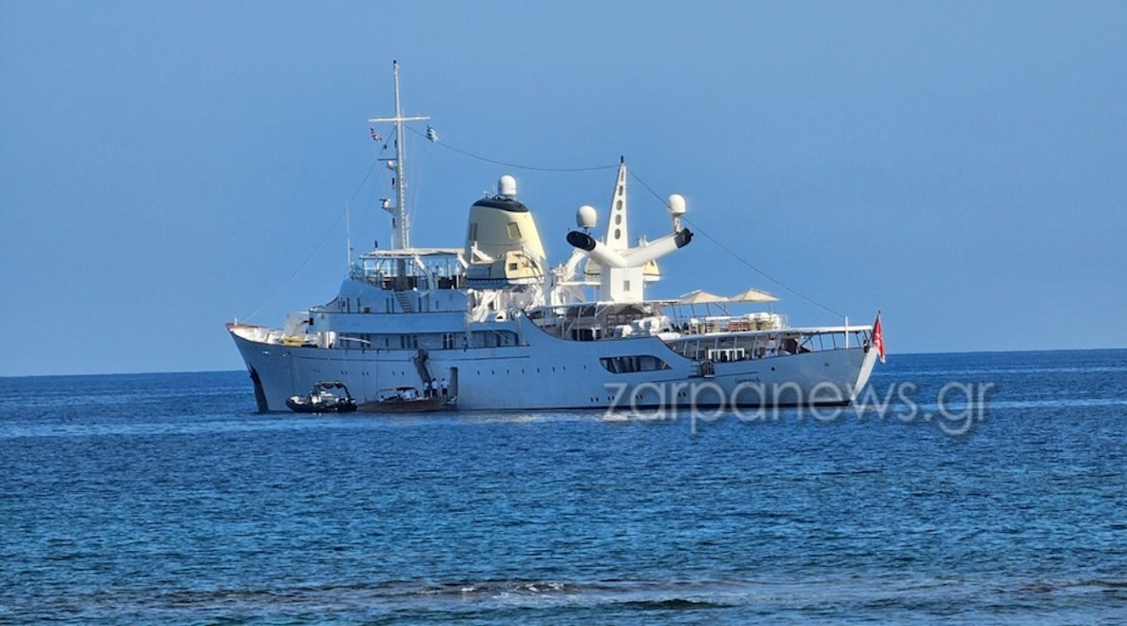 Στα Χανιά η θρυλική θαλαμηγός του Ωνάση «Christina O»