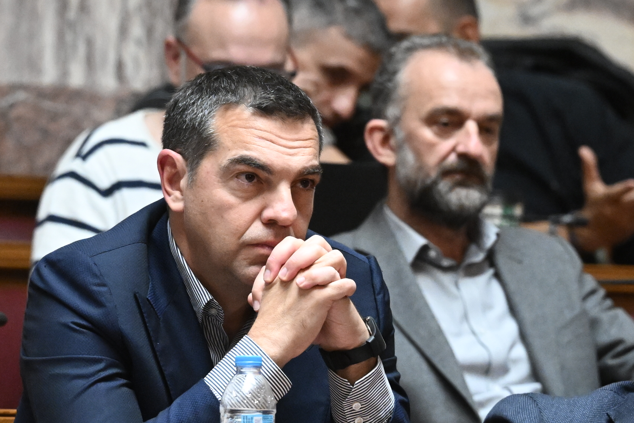 Συνεδρίαση της Κοινοβουλευτικής Ομάδας του ΣΥΡΙΖΑ - Προοδευτική Συμμαχία, στην αίθουσα της Γερουσίας στην Βουλή, Πέμπτη 30 Νοεμβρίου 2023. 
(ΤΑΤΙΑΝΑ ΜΠΟΛΑΡΗ