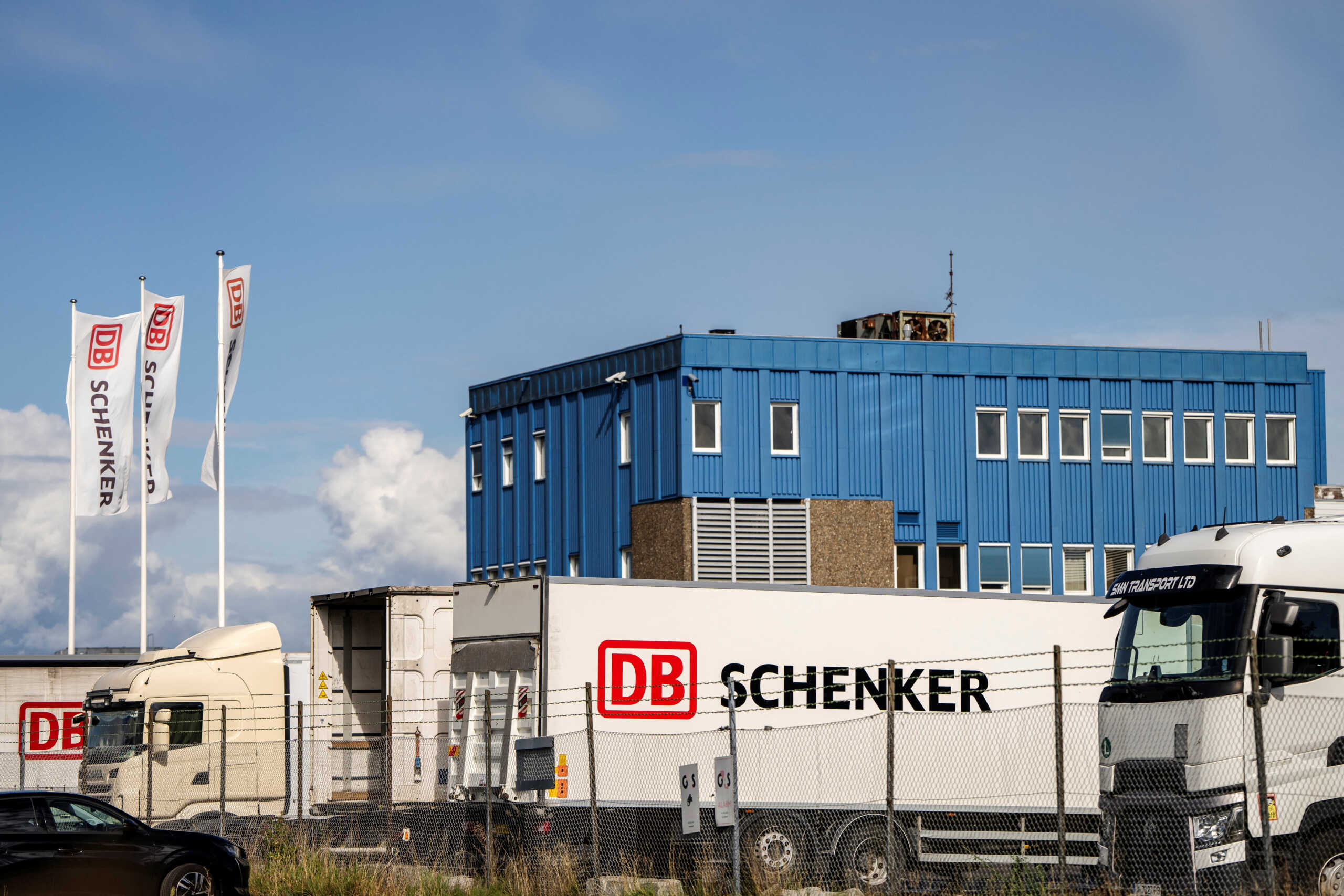 A view of the Logistics center of transport company DB Schenker in Hvidovre, Denmark, September 12, 2024. Ritzau Scanpix
