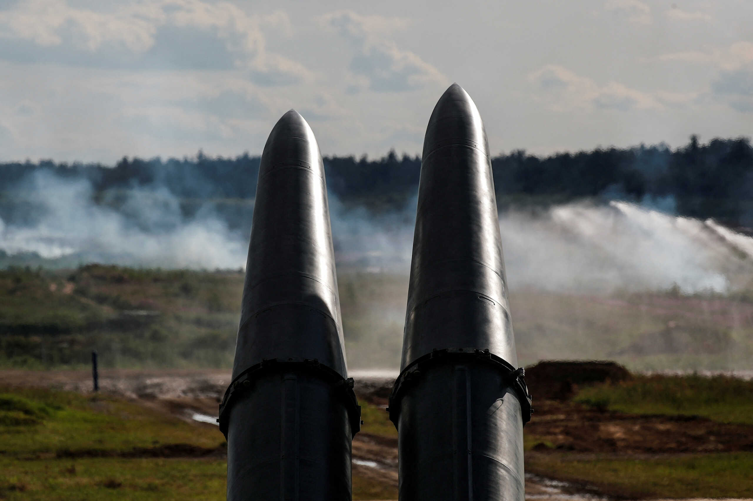 FILE PHOTO: 9М723 missiles, part of  Iskander-M missile complex, are seen during a demonstration at the International military-technical forum ARMY-2019 at Alabino range in Moscow Region, Russia June 25, 2019. REUTERS