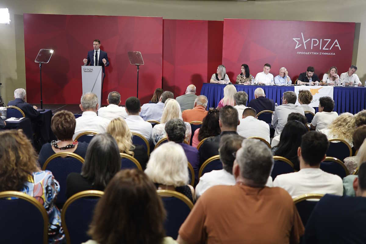Συνεδρίαση της Κεντρικής Επιτροπής του ΣΥΡΙΖΑ - Προοδευτική Συμμαχία, στην Αθήνα, Σάββατο, 6 Ιουλίου 2024. 
(ΓΙΩΡΓΟΣ ΚΟΝΤΑΡΙΝΗΣ