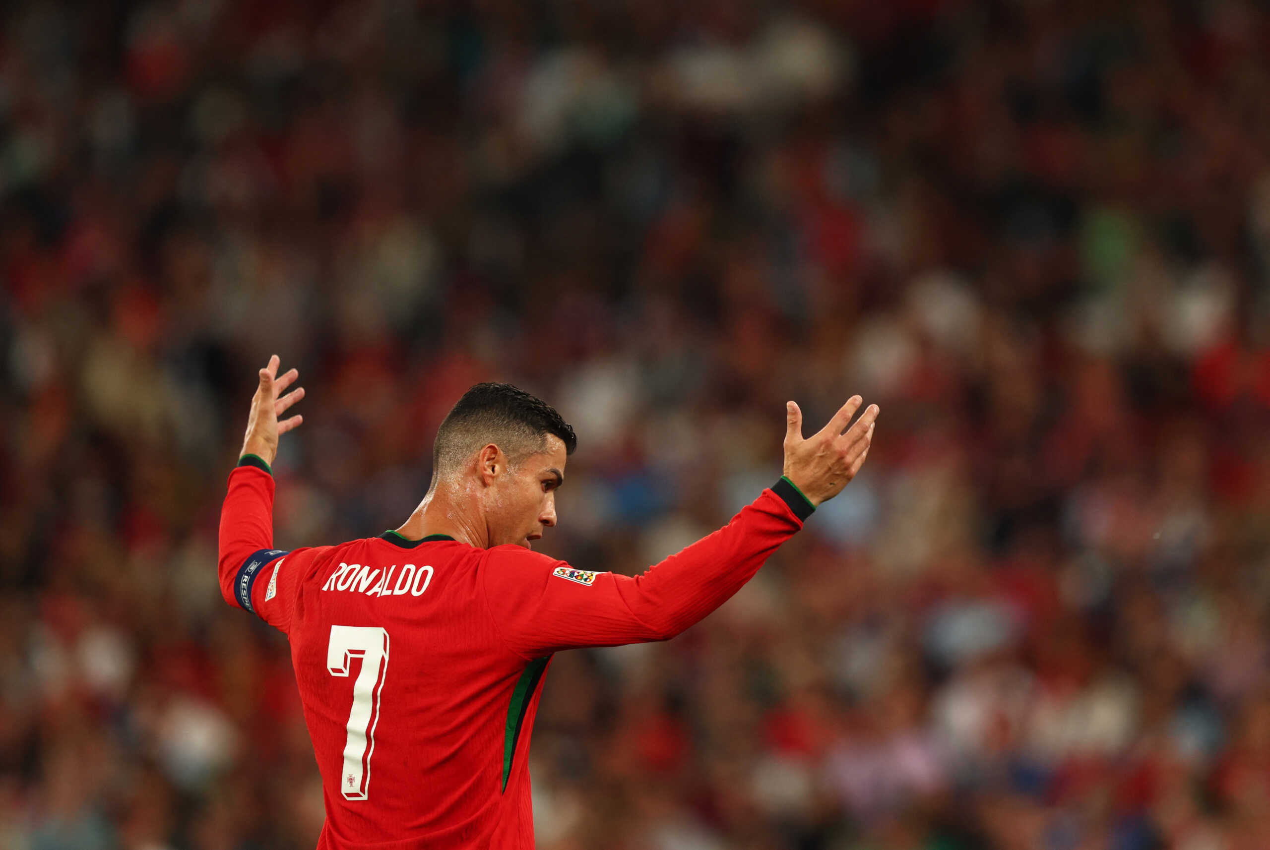 Soccer Football - Nations League - League A - Group 1 - Portugal v Scotland - Estadio da Luz, Lisbon, Portugal - September 8, 2024 Portugal's Cristiano Ronaldo reacts REUTERS