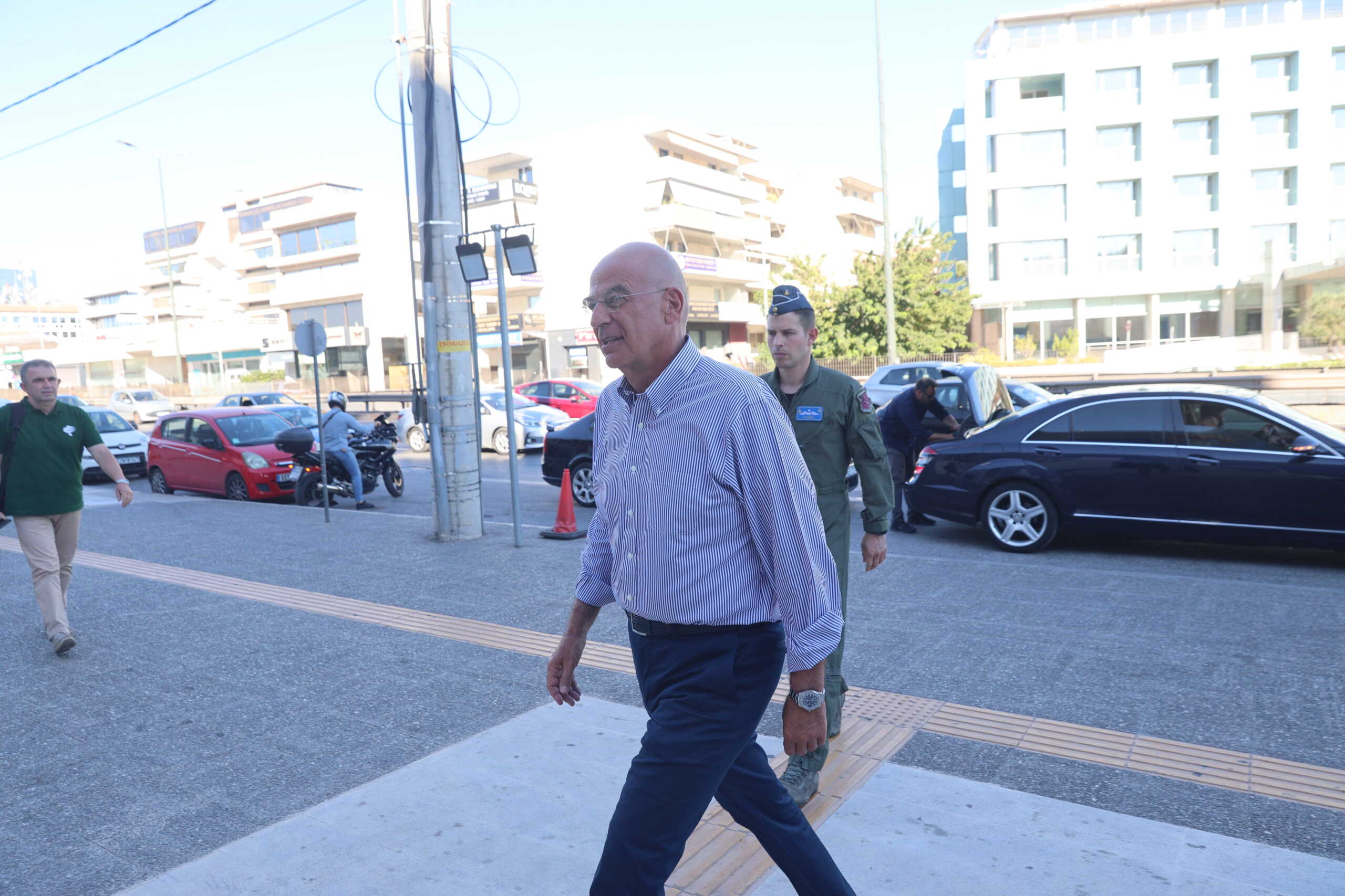 Ο Πρωθυπουργός Κυριάκος Μητσοτάκης  προεδρεύει σε σύσκεψη με τη συμμετοχή κυβερνητικού κλιμακίου στο Υπουργείο Κλιματικής Κρίσης και Πολιτικής Προστασίας. Τρίτη 13 Αυγούστου 2024   (ΓΙΑΝΝΗΣ ΠΑΝΑΓΟΠΟΥΛΟΣ