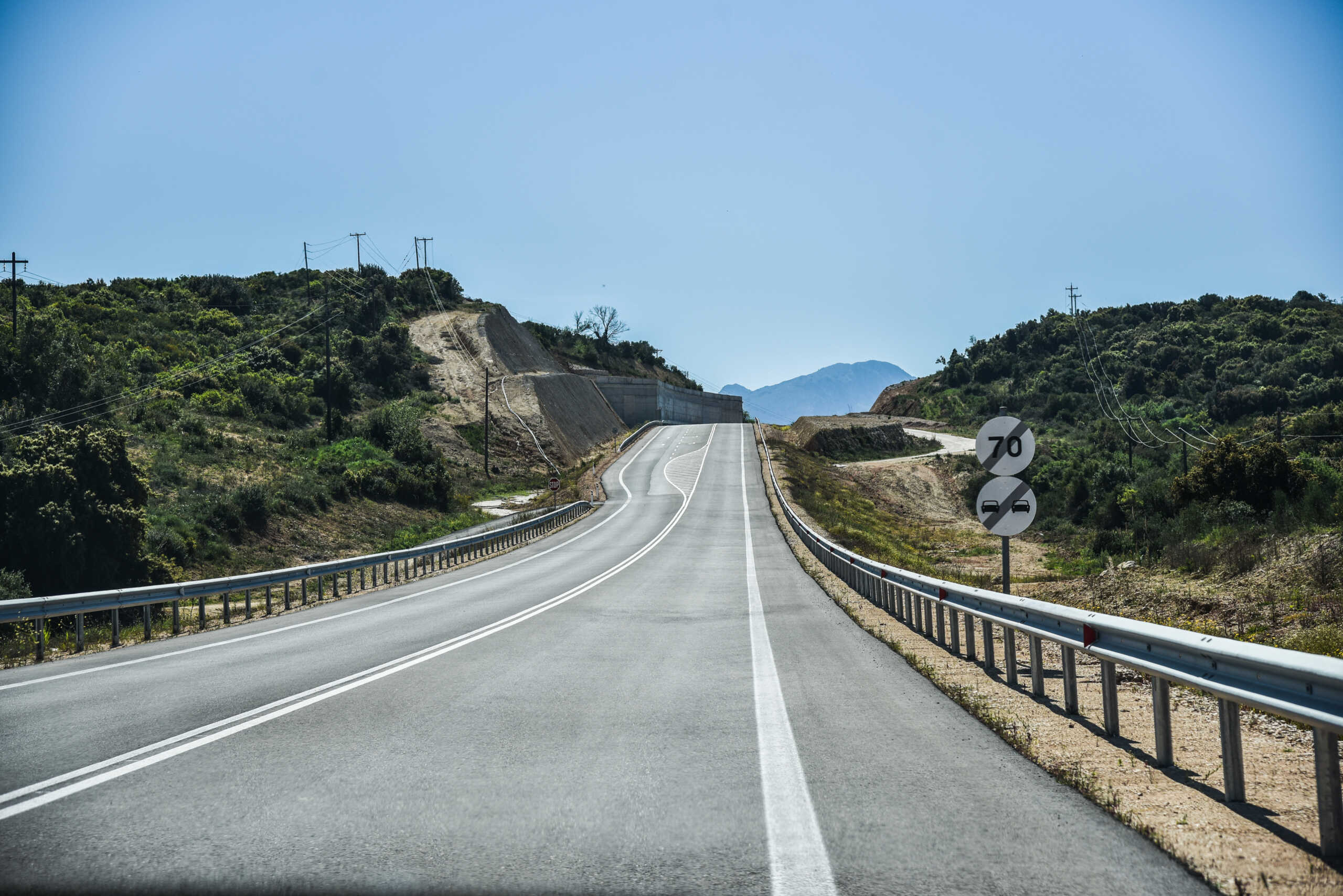 Νέα οδός σύνδεσης από τα διόδια Ακτίου προς Άγιο Νικόλαο και Λευκάδα. 
(ΓΙΩΡΓΟΣ ΕΥΣΤΑΘΙΟΥ