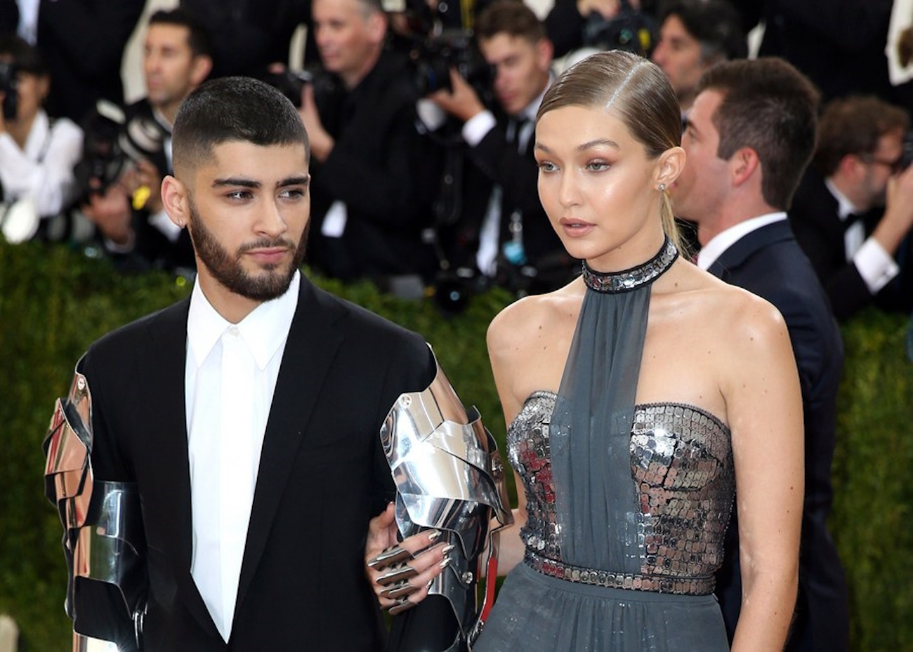 epa06601700 (FILE) - Zayn Malik (L) and Gigi Hadid arrive on the red carpet for the 2016 Costume Institute Benefit at The Metropolitan Museum of Art celebrating the opening of the exhibit 'Manus x Machina: Fashion in an Age of Technology' in New York, New York, USA, 02 May 2016. According to media reports citing the social media accounts of Hadid and Malik on 13 March 2018, the couple broke up after a two year relationship.  EPA