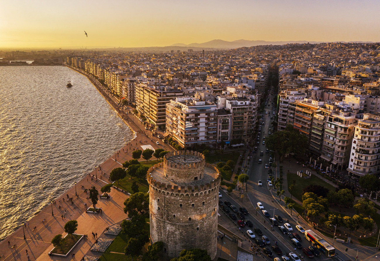 Aerial view of Thessaloniki