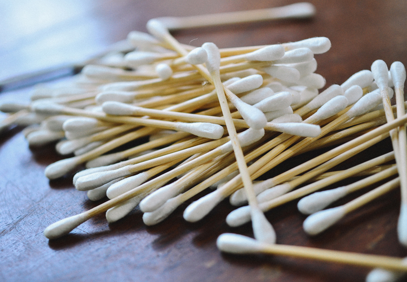 cotton bud macro