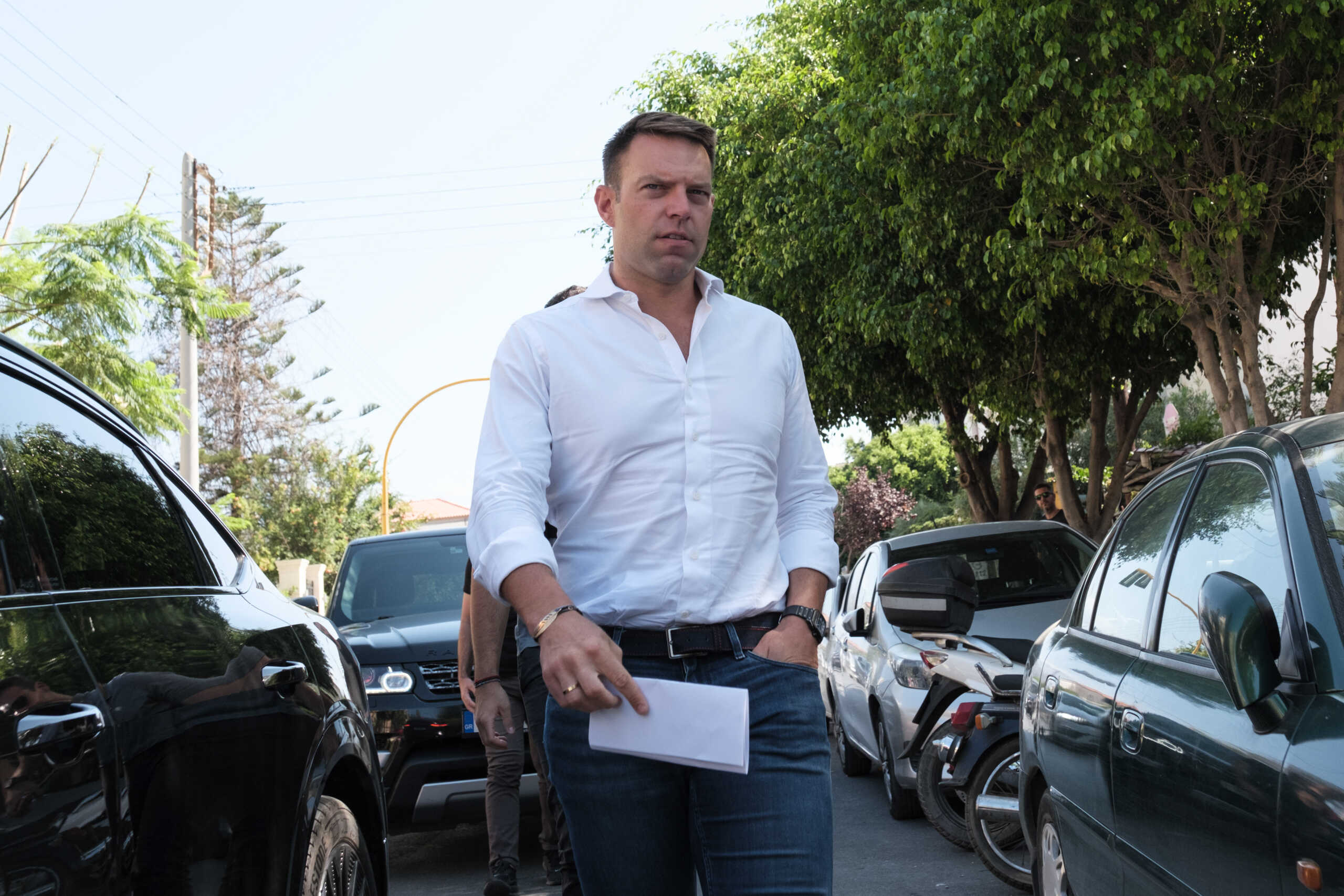 ΕΠΙΣΚΕΨΗ ΤΟΥ ΠΡΟΕΔΡΟΥ ΤΟΥ ΣΥΡΙΖΑ - ΠΣ ΣΤΕΦΑΝΟΥ ΚΑΣΣΕΛΑΚΗ ΣΤΗ ΝΟΜΑΡΧΙΑΚΗ ΧΑΝΙΩΝ (EUROKINISSI
