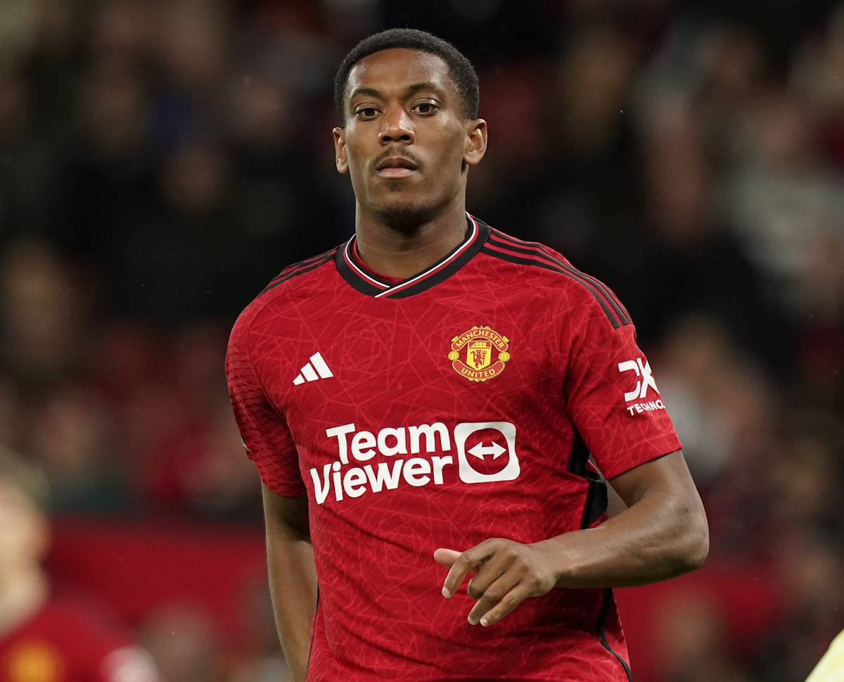 October 29, 2023, MANCHESTER: MANCHESTER, ENGLAND, 29th October 2023. Anthony Martial of Manchester United during the Premier League match at Old Trafford, Manchester. (Credit Image: Â© Andrew Yates