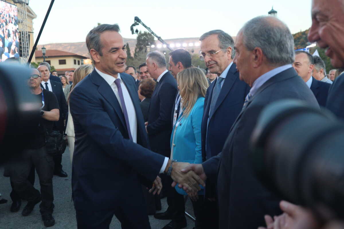 Πρώτη ημέρα εργασιών του 15ου Συνεδρίου της Νέας Δημοκρατίας, στο Ζάππειο Μέγαρο, Παρασκευή 5 Απριλίου 2024. 
(ΓΙΑΝΝΗΣ ΠΑΝΑΓΟΠΟΥΛΟΣ