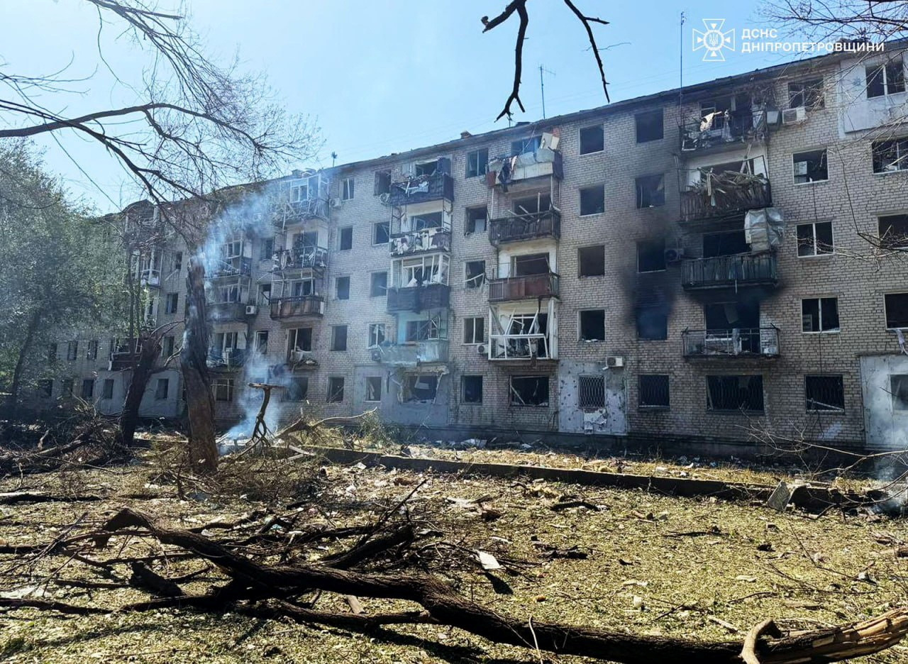 A view shows a site of a Russian missile strike, amid Russia's attack on Ukraine, in the town of Pavlohrad, Dnipropetrovsk region, Ukraine September 6, 2024. Press service of the State Emergency Service of Ukraine in Dnipropetrovsk region