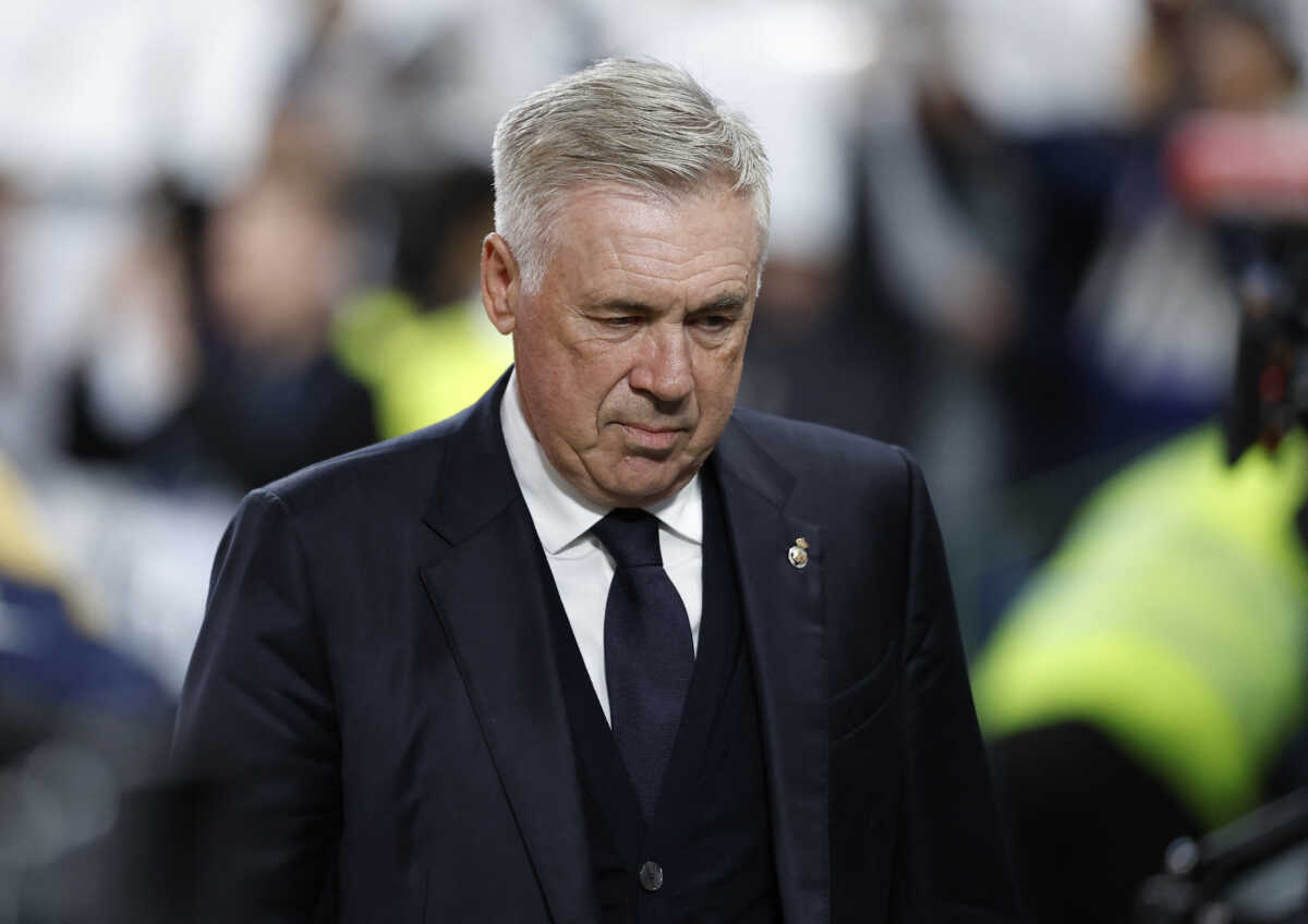 Soccer Football - LaLiga - Real Madrid v FC Barcelona - Santiago Bernabeu, Madrid, Spain - October 26, 2024 Real Madrid coach Carlo Ancelotti before the match REUTERS