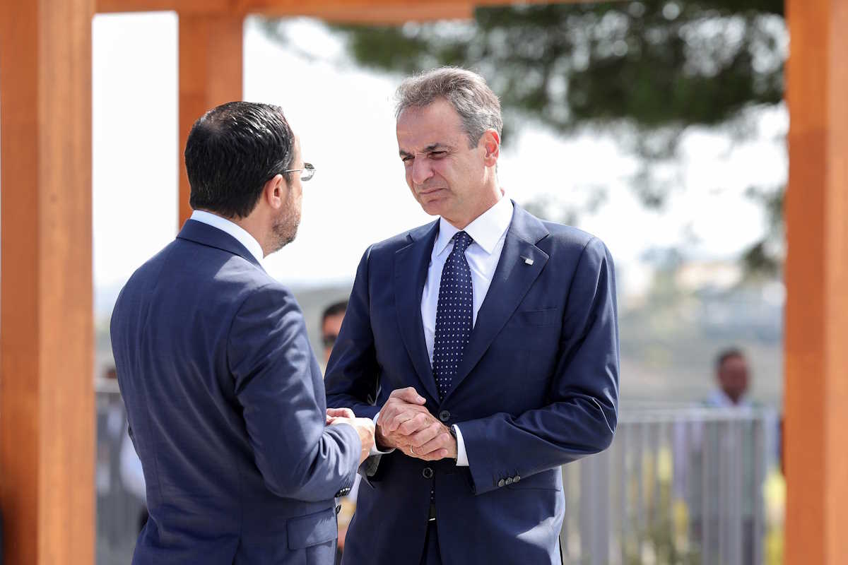O Πρωθυπουργός Κυριάκος Μητσοτάκης στην Σύνοδο Κορυφής της MED9, στην Πάφο της Κύπρου, Παρασκευή 11 Οκτωβρίου 2024 .
(ΔΗΜΗΤΡΗΣ ΠΑΠΑΜΗΤΣΟΣ