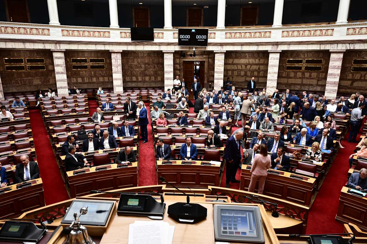 Συνεδρίαση της Κοινοβουλευτικής Ομάδας της Νέας Δημοκρατίας, Τετάρτη 26 Ιουνίου 2024. 
(ΜΙΧΑΛΗΣ ΚΑΡΑΓΙΑΝΝΗΣ