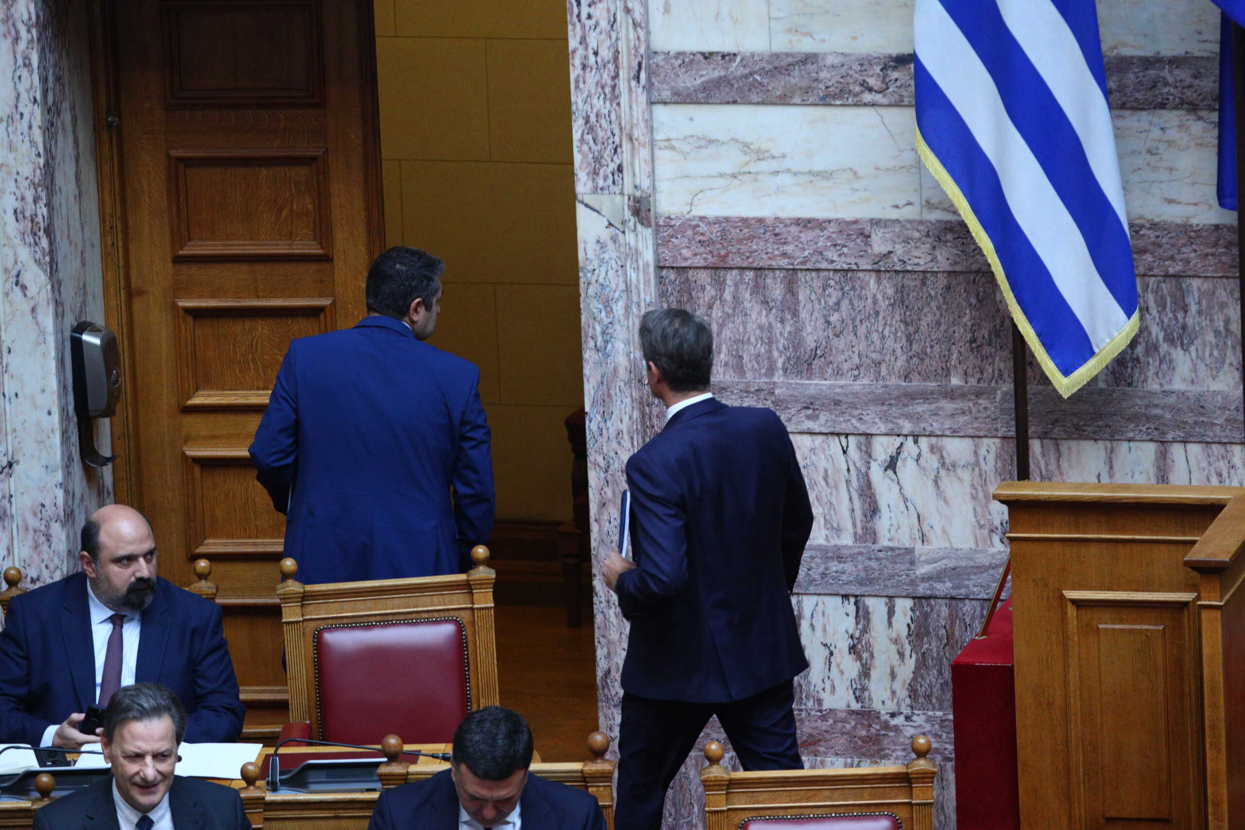Συζήτηση στην Ολομέλεια της Βουλής κατόπιν αιτήματος του Πρωθυπουργού Κυριάκου Μητσοτάκη, με αντικείμενο την ενημέρωση του Σώματος για τον απολογισμό της φετινής αντιπυρικής περιόδου και τις πρωτοβουλίες της Κυβέρνησης αναφορικά με τη στήριξη των πληγέντων, την αποκατάσταση των υποδομών και την περαιτέρω ενίσχυση της Πολιτικής Προστασίας, Τετάρτη 23 Οκτωβρίου 2024. 
(ΓΙΑΝΝΗΣ ΠΑΝΑΓΟΠΟΥΛΟΣ