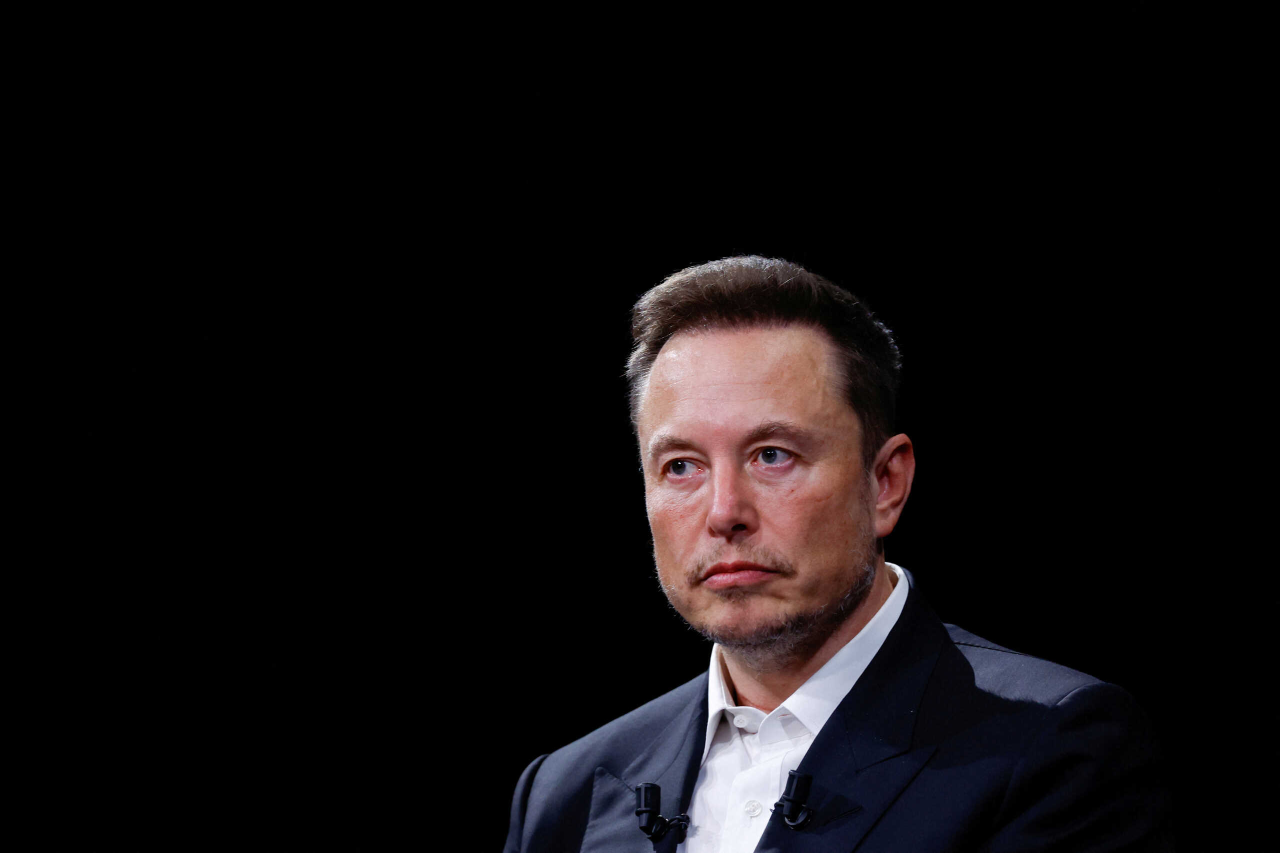 FILE PHOTO: Elon Musk, Chief Executive Officer of SpaceX and Tesla and owner of X, formerly known as Twitter,  attends the Viva Technology conference dedicated to innovation and startups at the Porte de Versailles exhibition centre in Paris, France, June 16, 2023. REUTERS