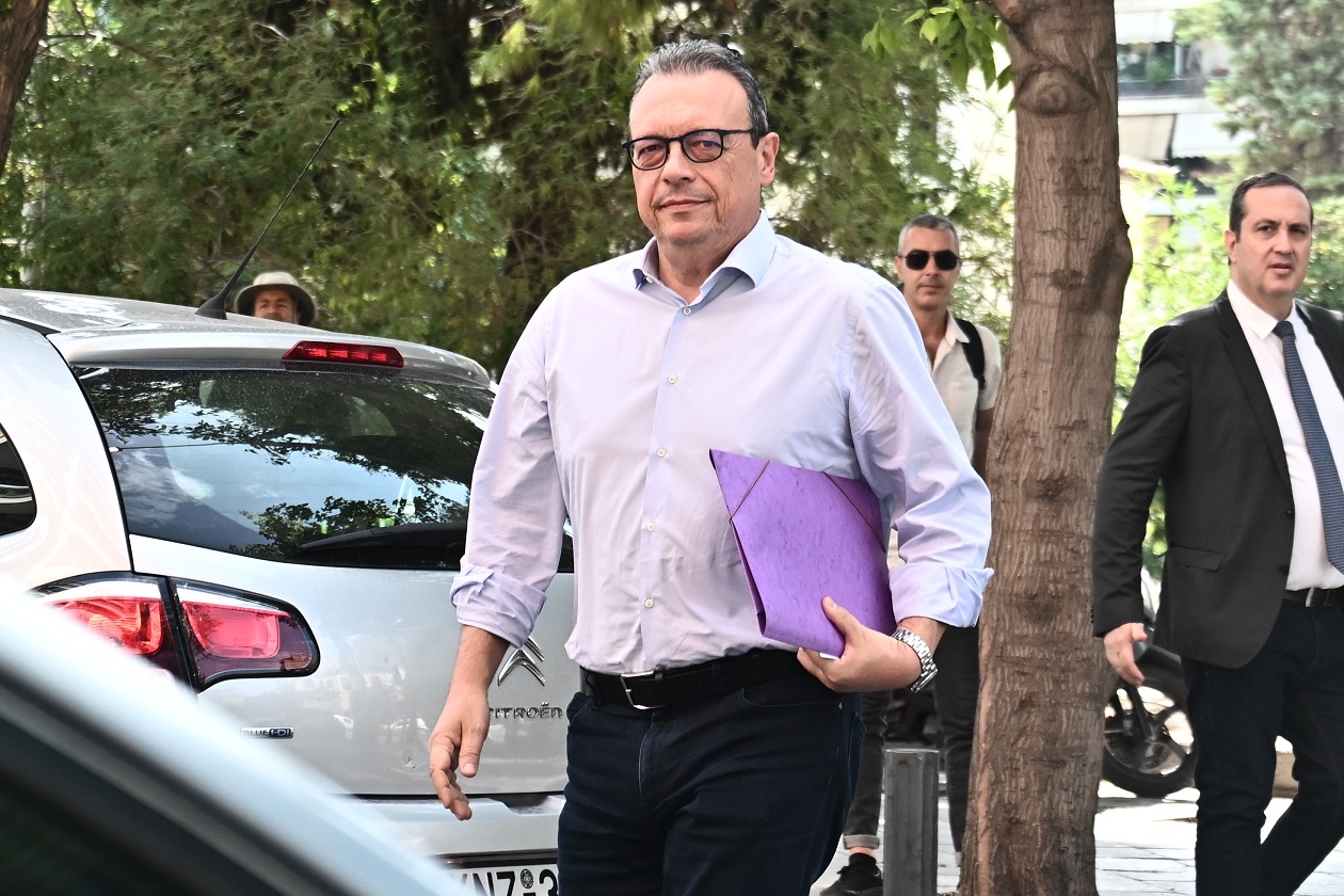 Κατάθεση της υποψηφιότητας του για την προεδρία του ΣΥΡΙΖΑ - Προοδευτική Συμμαχία από τον Σωκράτη Φάμελλο, Τετάρτη 9 Οκτωβρίου 2024. 
(ΚΩΣΤΑΣ ΤΖΟΥΜΑΣ