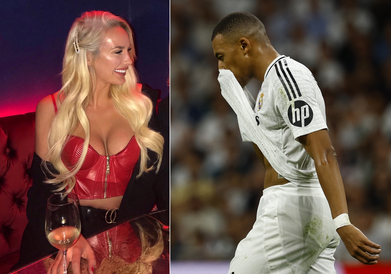 Soccer Football - LaLiga - Real Madrid v Villarreal - Santiago Bernabeu, Madrid, Spain - October 5, 2024 Real Madrid's Kylian Mbappe reacts REUTERS