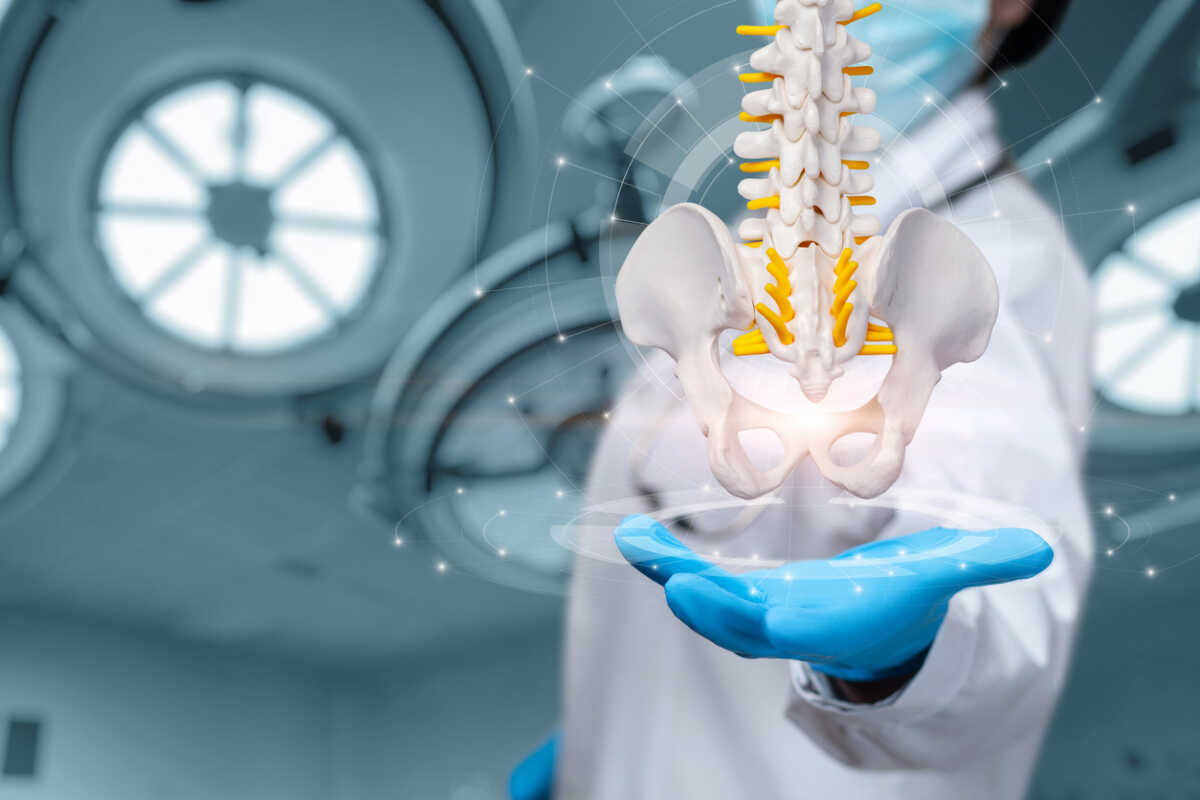 The concept of surgical treatment of the spine in the surgical department.