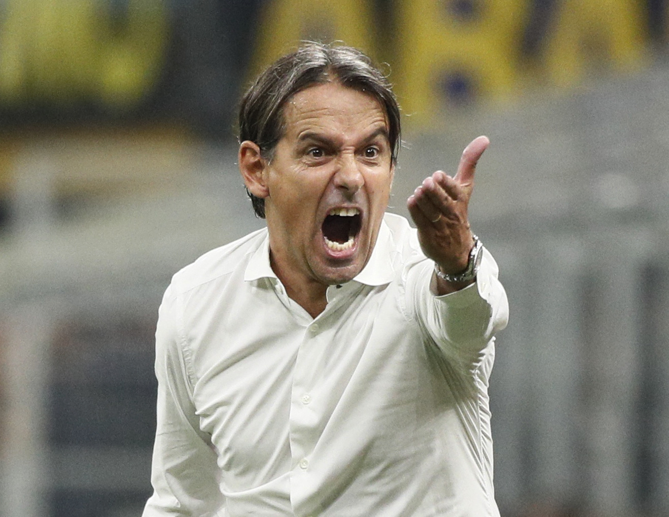 Soccer Football - Serie A - Inter Milan v AC Milan - San Siro, Milan, Italy - September 22, 2024 Inter Milan coach Simone Inzaghi REUTERS