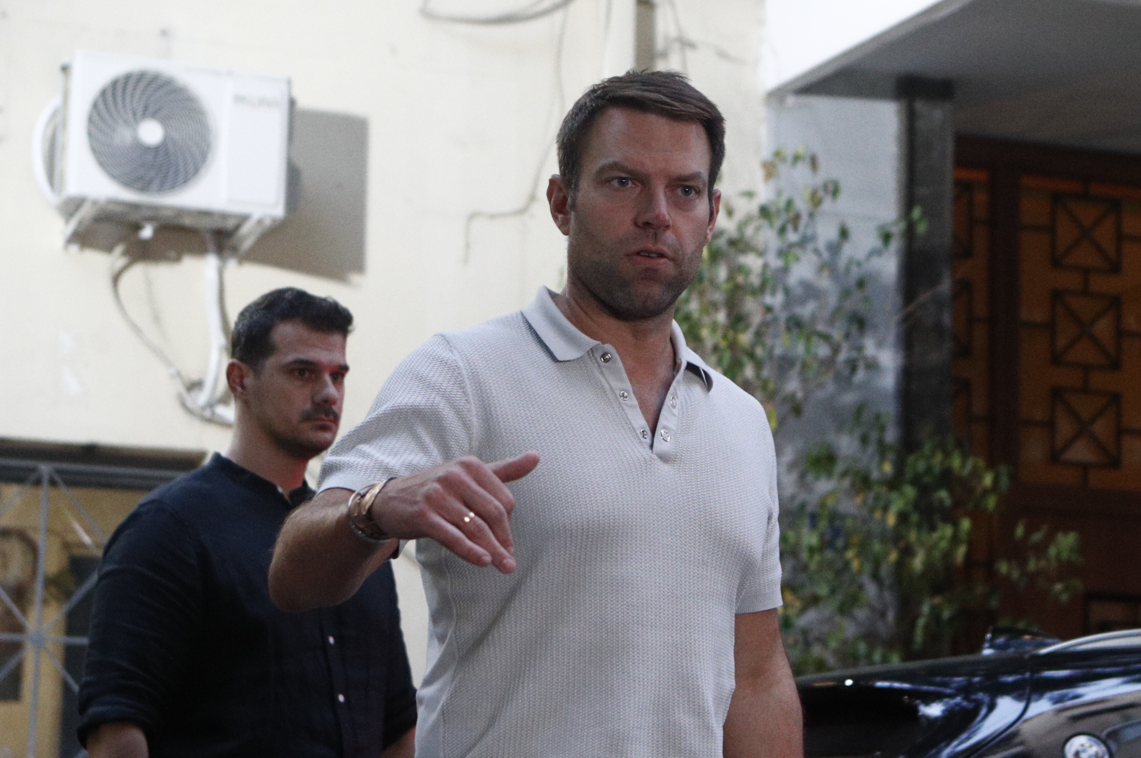 Επίσκεψη του Στέφανου Κασσελάκη στο αστυνομικό τμήμα Αγίου Παντελεήμονα σχετικά με το περιστατικό θανάτου αλλοδαπού κρατούμενου.  Παρασκευή 27 Σεπτεμβρίου 2024 (ΣΩΤΗΡΗΣ ΔΗΜΗΤΡΟΠΟΥΛΟΣ