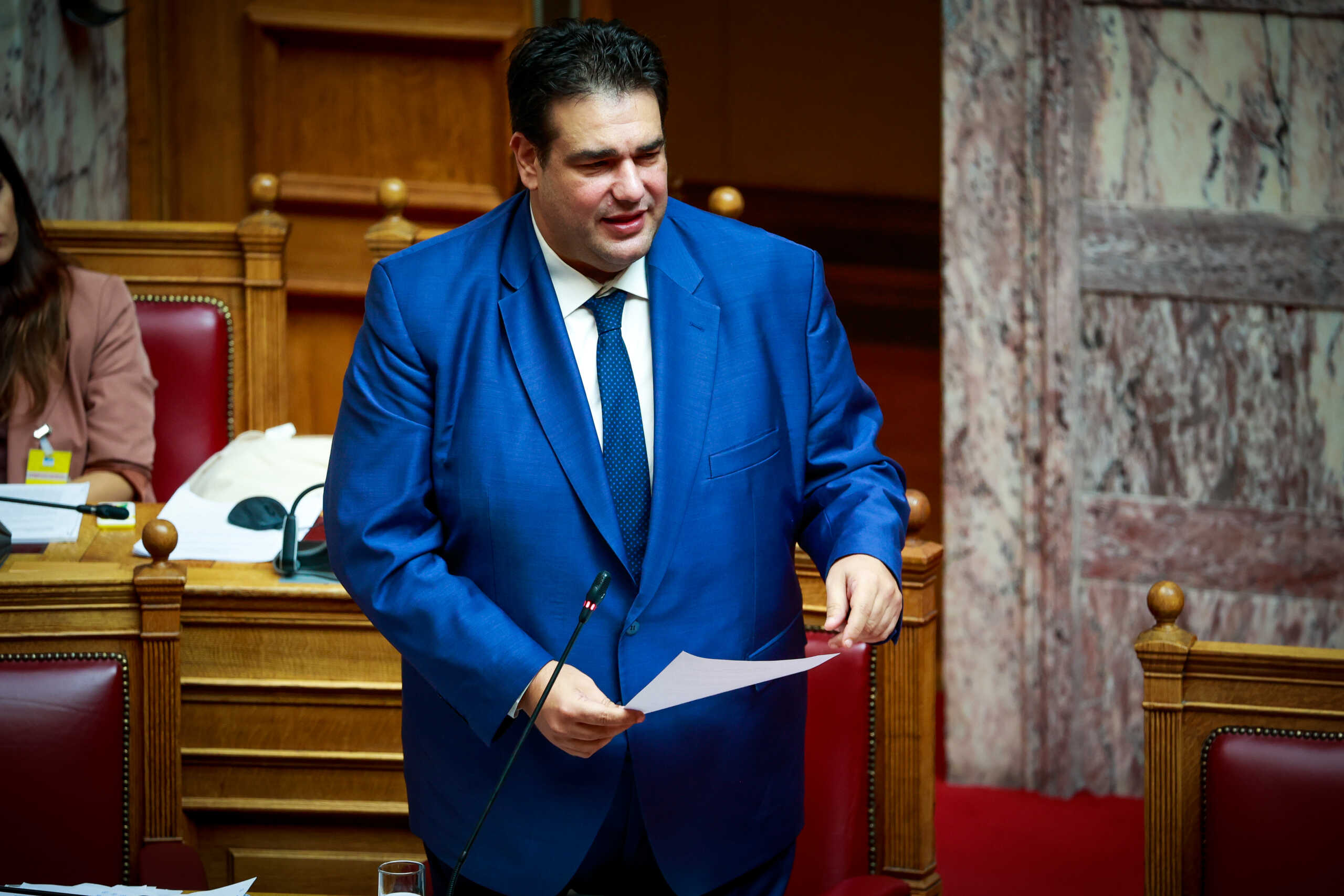Συζήτηση στην Ολομέλεια της Βουλής, των άρθρων και του συνόλου του σχεδίου νόμου του υπουργείου Εσωτερικών "Ρυθμίσεις για τους χερσαίους συνοριακούς σταθμούς, την ενίσχυση των Οργανισμών Τοπικής Αυτοδιοίκησης και λοιπές διατάξεις", Τρίτη 8 Οκτωβρίου 2024.   
(ΓΙΩΡΓΟΣ ΚΟΝΤΑΡΙΝΗΣ