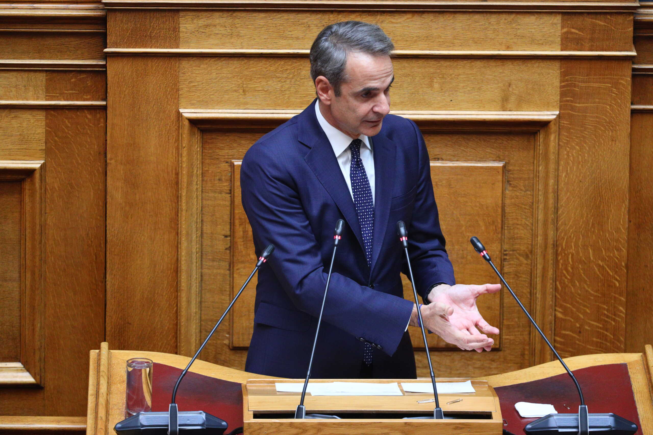 Συζήτηση στην Ολομέλεια της Βουλής κατόπιν αιτήματος του Πρωθυπουργού Κυριάκου Μητσοτάκη, με αντικείμενο την ενημέρωση του Σώματος για τον απολογισμό της φετινής αντιπυρικής περιόδου και τις πρωτοβουλίες της Κυβέρνησης αναφορικά με τη στήριξη των πληγέντων, την αποκατάσταση των υποδομών και την περαιτέρω ενίσχυση της Πολιτικής Προστασίας, Τετάρτη 23 Οκτωβρίου 2024. 
(ΓΙΑΝΝΗΣ ΠΑΝΑΓΟΠΟΥΛΟΣ