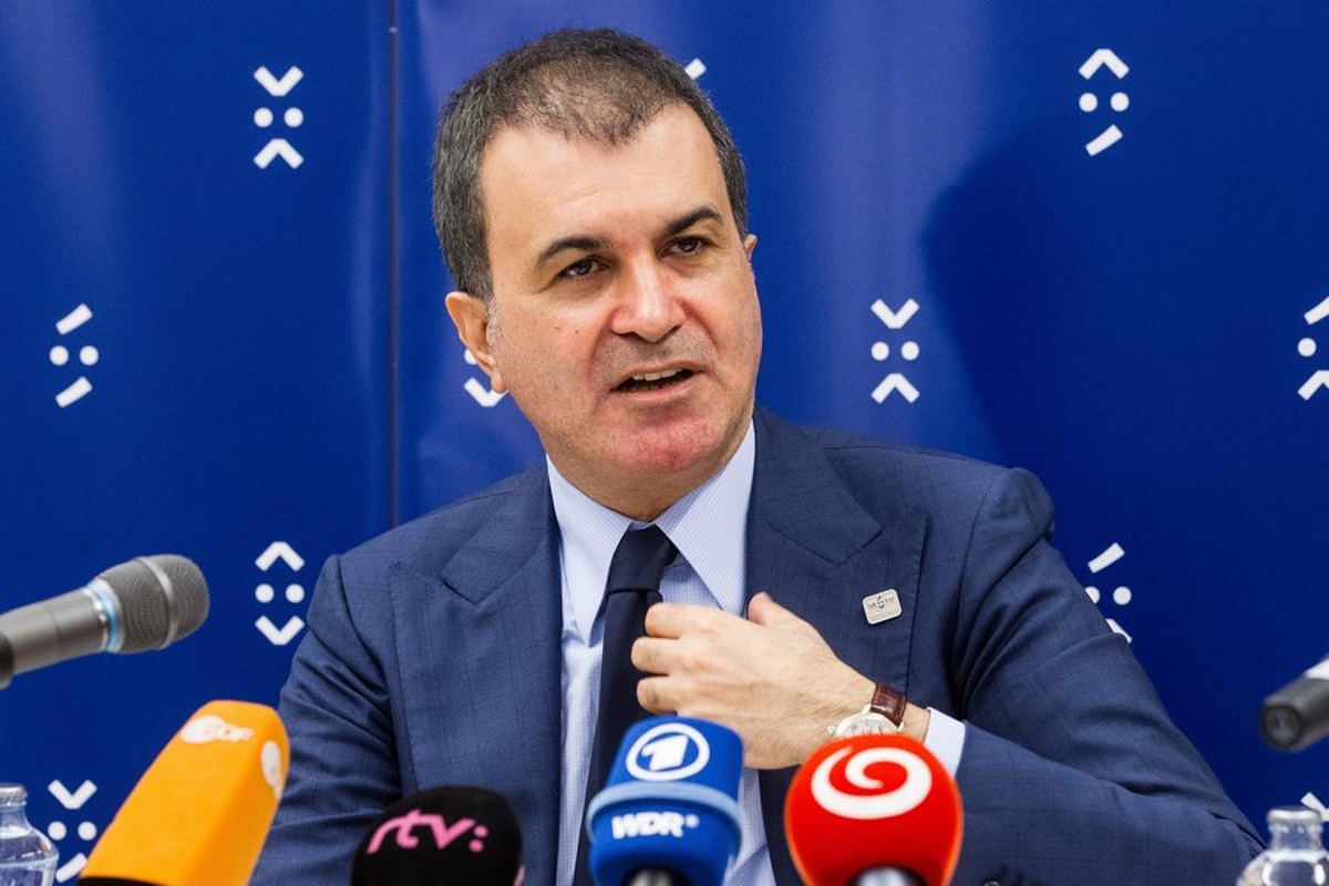 epa05521627 Turkey's Minister for EU Affairs Omer Celik during the press conference after the Informal Meeting of EU Ministers of Foreign Affairs (Gymnich) in Bratislava, Slovakia, 03 September 2016. The ministers meet to discuss current topics of global foreign and security policy, including the current developments in Turkey and future prospects of EU-Turkish relations.  EPA