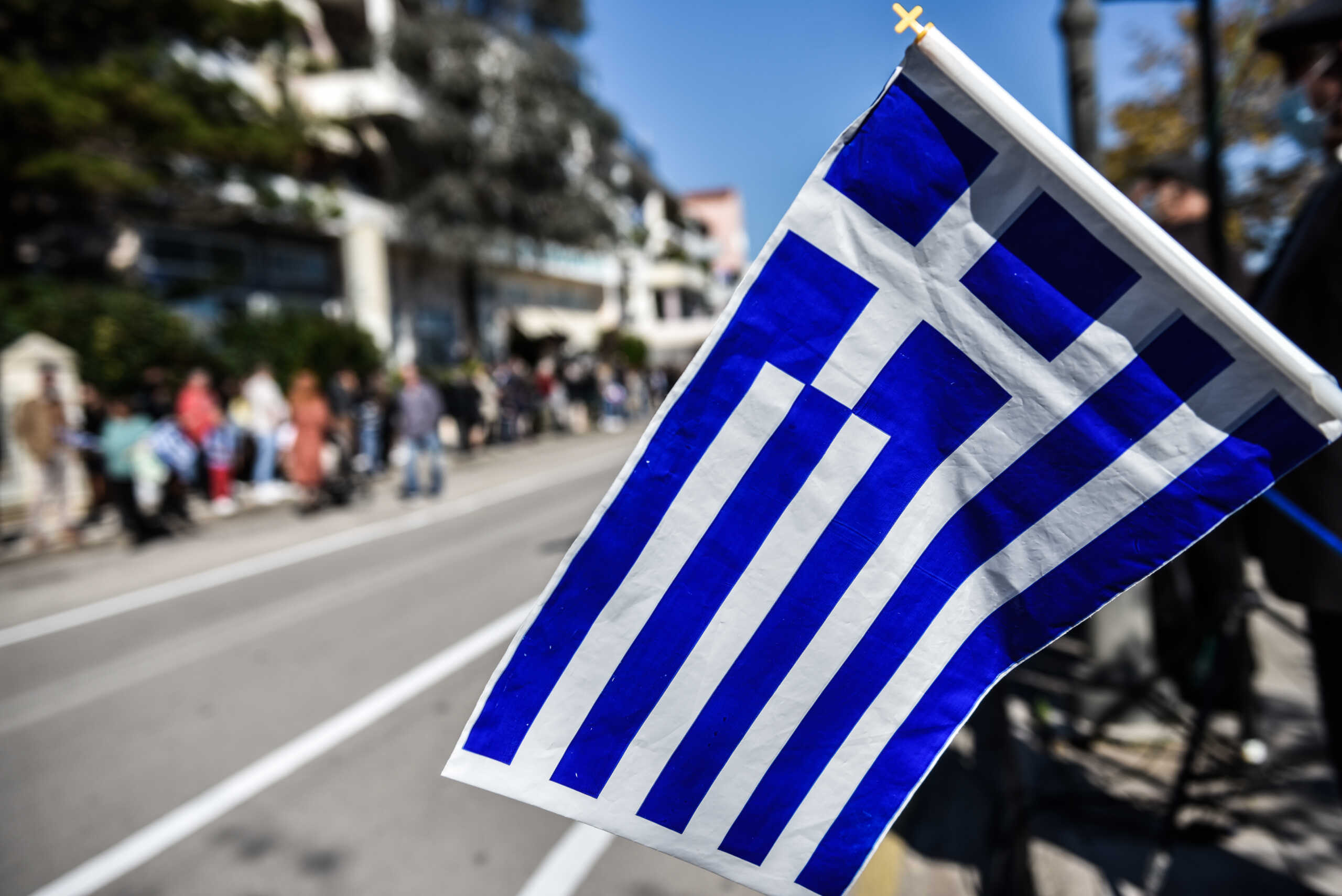 Εορτασμός της εθνικής επετείου της 28ης Οκτωβρίου στην Πρέβεζα, Πέμπτη 28 Οκτωβρίου 2021.
(ΓΙΩΡΓΟΣ ΕΥΣΤΑΘΙΟΥ