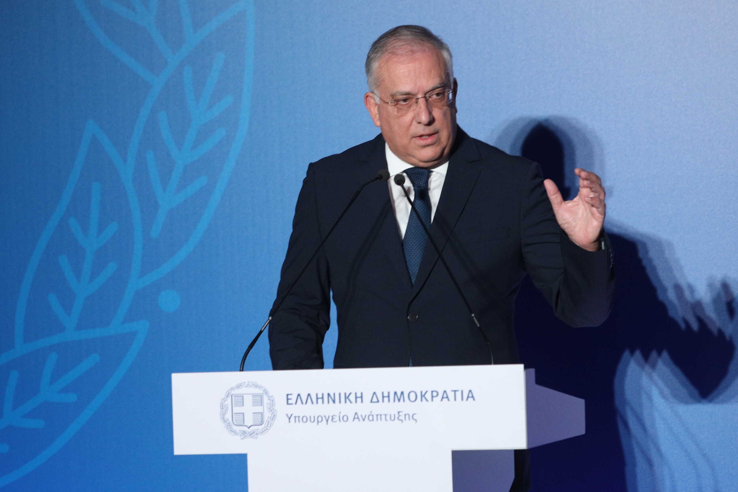 Εκδήλωση του υπουργείου Ανάπτυξης με θέμα "Παραγωγικός μετασχηματισμός, ενίσχυση των επενδύσεων και της βιομηχανίας, για ανάπτυξη και νέες θέσεις εργασίας σε όλη την Ελλάδα", με ομιλία του Πρωθυπουργού Κυριάκου Μητσοτάκη, στην Αθήνα, Δευτέρα 21 Οκτωβρίου 2024. 
(ΓΙΑΝΝΗΣ ΠΑΝΑΓΟΠΟΥΛΟΣ