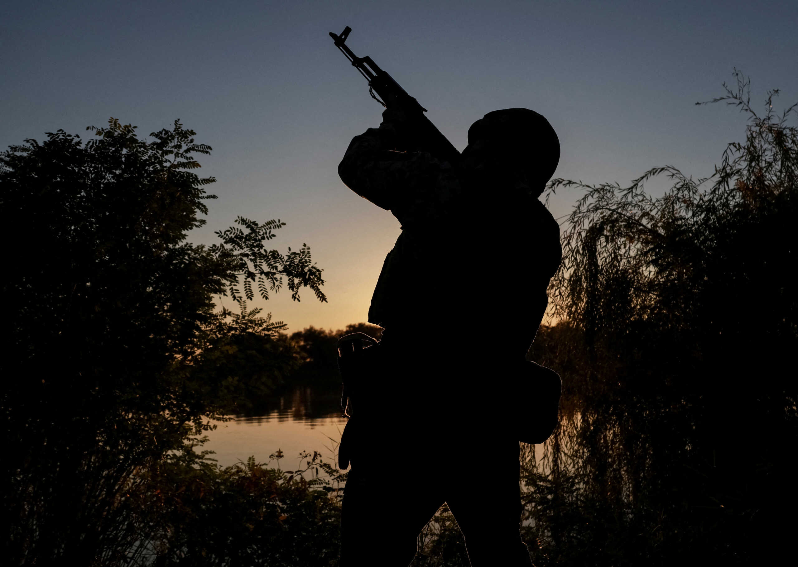 A member of the Ukrainian State Border Guard Service from an anti-drone mobile air defence unit takes part in a training, amid Russia's attack on Ukraine, in Odesa region, Ukraine October 10, 2024. REUTERS
