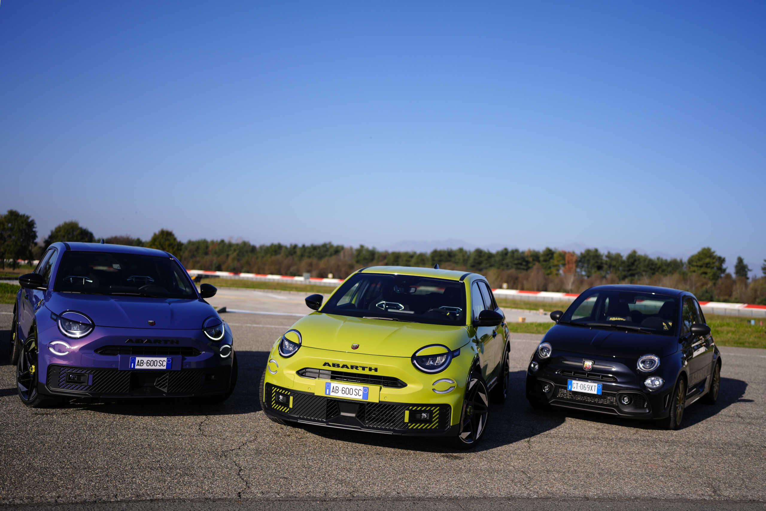Abarth 600e Media Drive in Balocco, north west Italy - Monday, October 29, 2024. Sport - Soccer (Photo by Fabio Ferrari