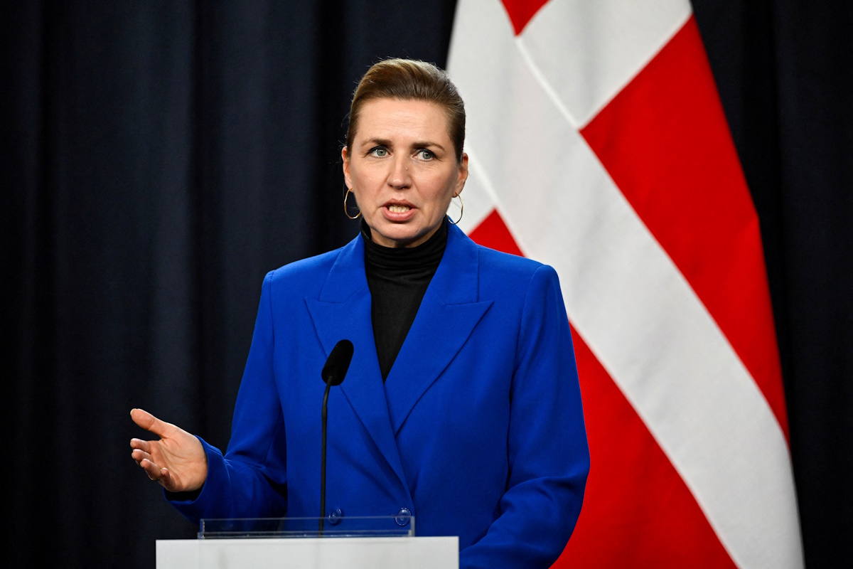 Denmark's Prime Minister Mette Frederiksen during Wednesday's summit at Harpsund, in Flen, Sweden, November 27, 2024. Henrik Montgomery