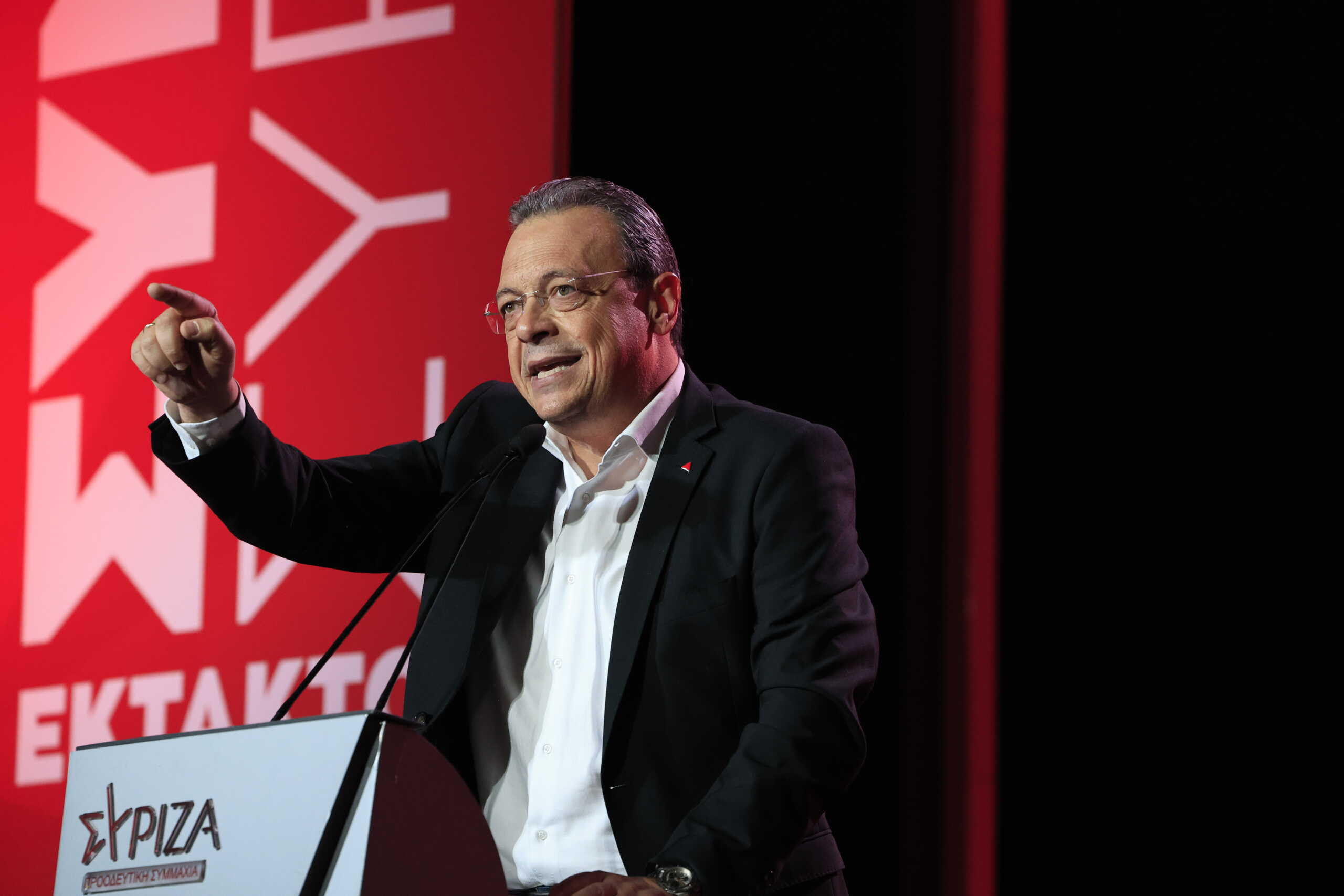 Πρώτη ημέρα εργασιών του έκτακτου Συνεδρίου του ΣΥΡΙΖΑ - Προοδευτική Συμμαχία, Παρασκευή 8 Νοεμβρίου 2024. 
(ΓΙΩΡΓΟΣ ΚΟΝΤΑΡΙΝΗΣ