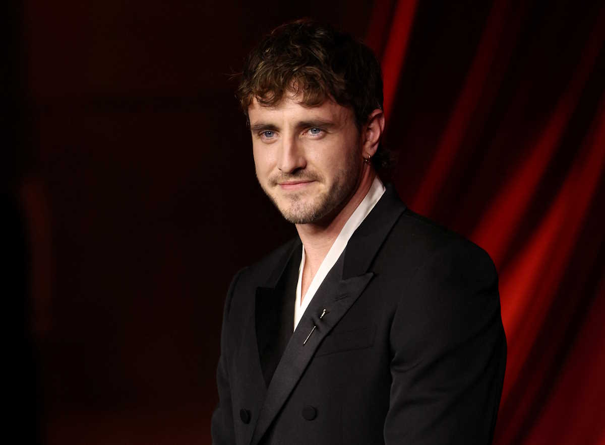 Paul Mescal attends the Academy Museum Gala fundraiser at the Academy Museum of Motion Pictures in Los Angeles, California, U.S., October 19, 2024. REUTERS