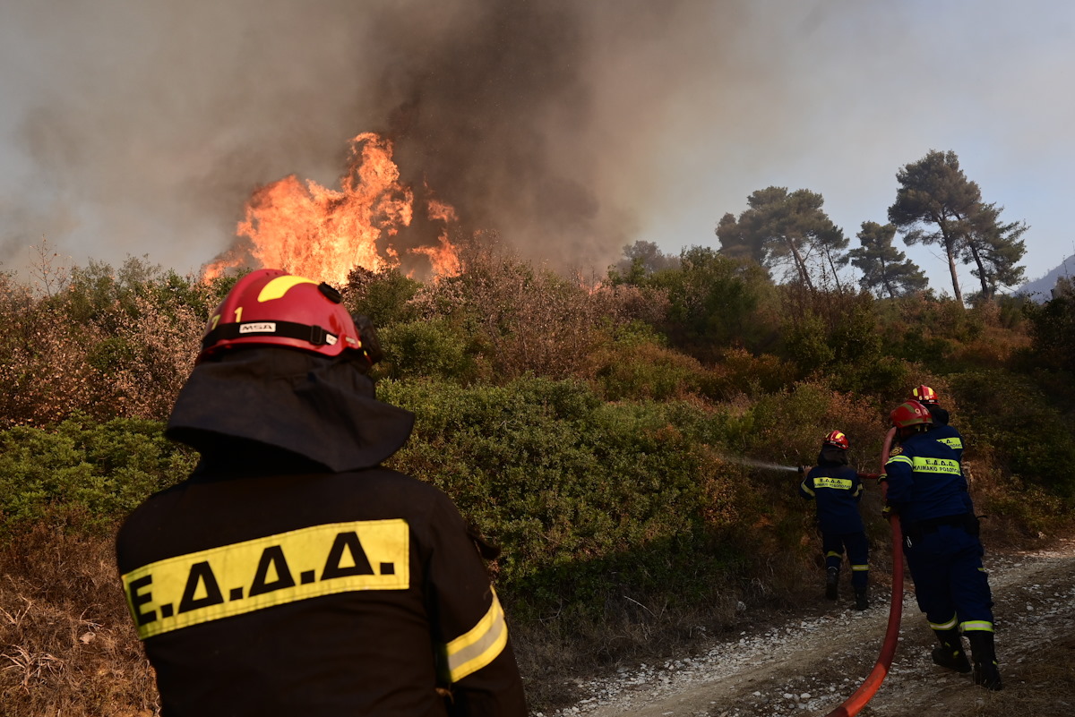 Πυρκαγιά στη Βορειοανατολική Αττική. Δευτέρα 12 Αυγούστου 2024  (ΜΙΧΑΛΗΣ ΚΑΡΑΓΙΑΝΝΗΣ